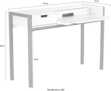 Woodman Schreibtisch Farringdon, skandinavisches Design, Home Office, praktisch ausziehbar