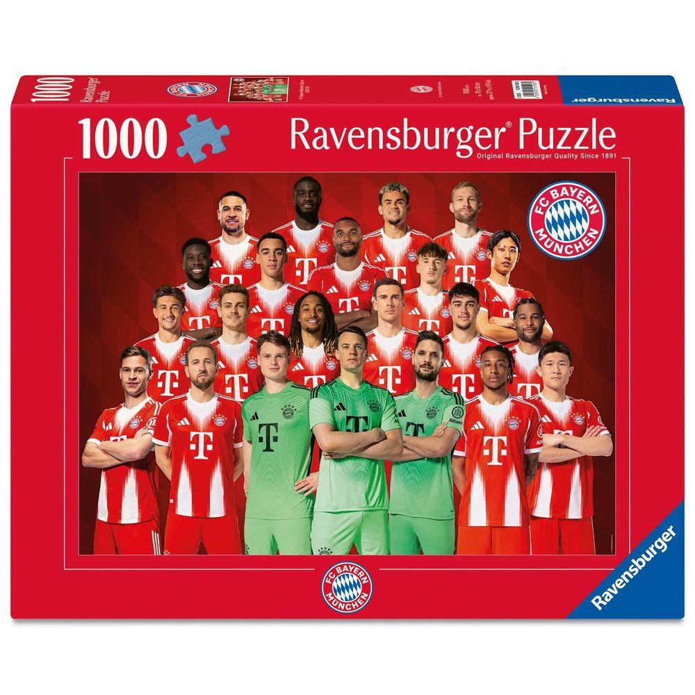 Ravensburger Puzzle Erwachsenenpuzzle 1000 Teile - FC Bayern München Saison 2025/2026, 1000 Puzzleteile