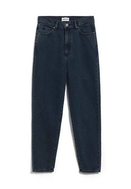 Armedangels Boyfriend-Jeans MAIRAA BLACKBLUE Damen Mom Fit aus Bio-Baumwolle (1-tlg) 5-Pocket-Style