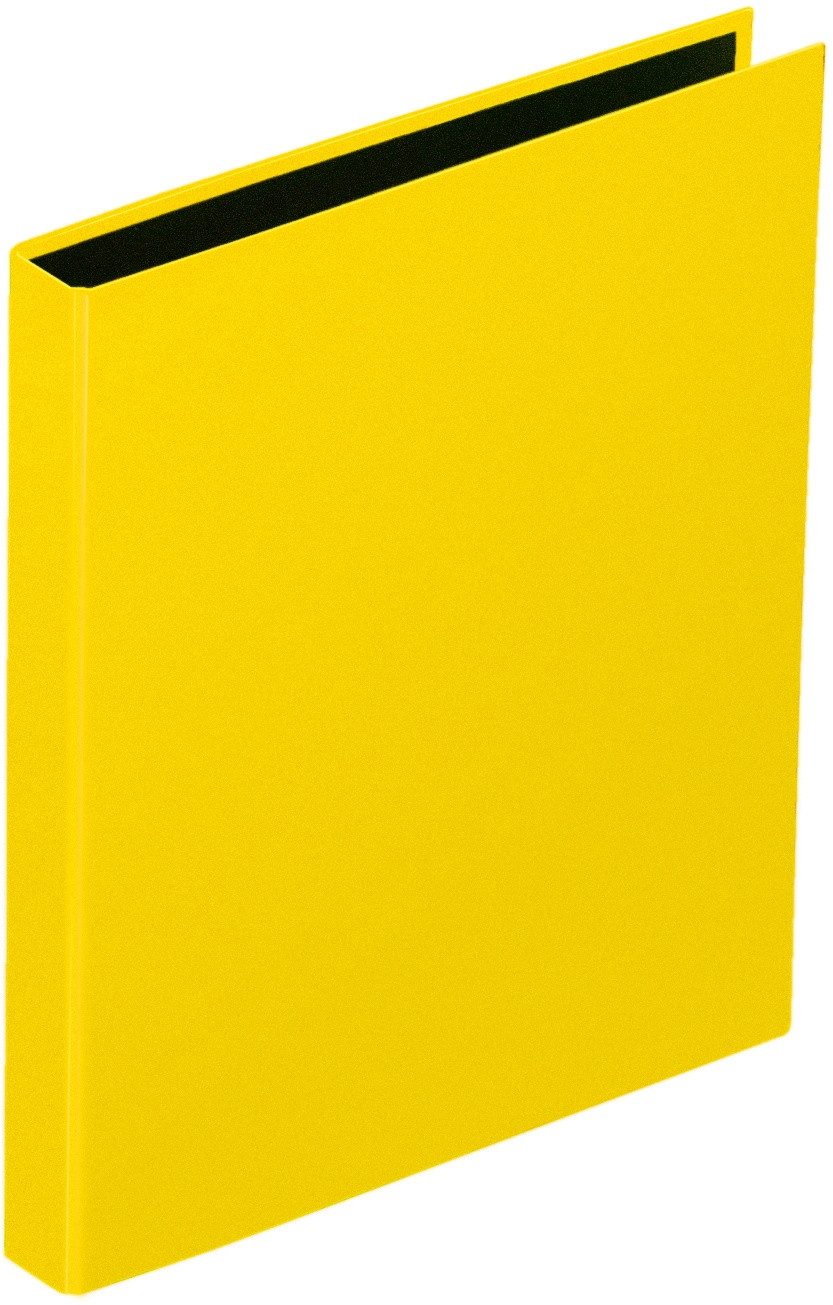 PAGNA Präsentationsordner Ringbuch A4 25mm 4 Ringe gelb