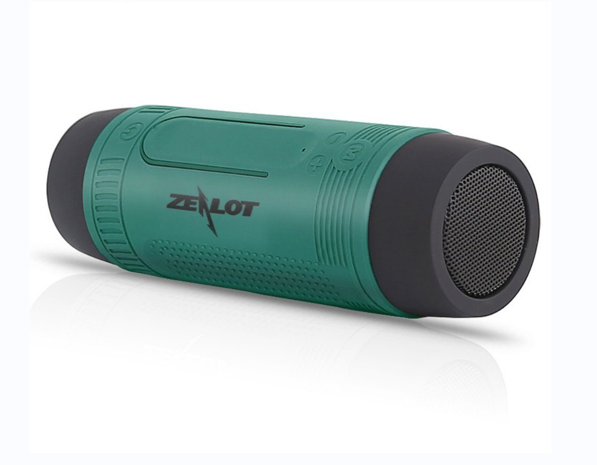 Multifunktion Unterstützt AUX USB Radio Karte mit Bluetooth Fahrrad Taschenlampe Grün Lautsprecher für W, FM autolock TF Outdoor Sport) Bluetooth-Lautsprecher 2000 (Bluetooth, Camping
