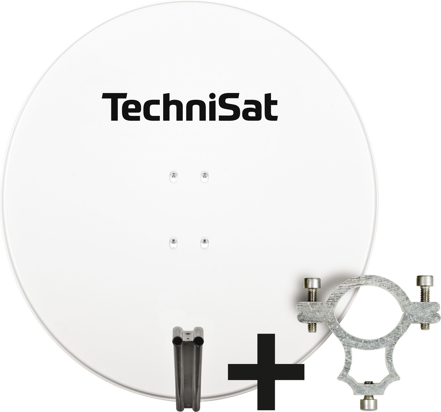 TechniSat SATMAN 850 PLUS inkl. LNB-Halteschelle Sat-Spiegel (85 cm, Aluminium)