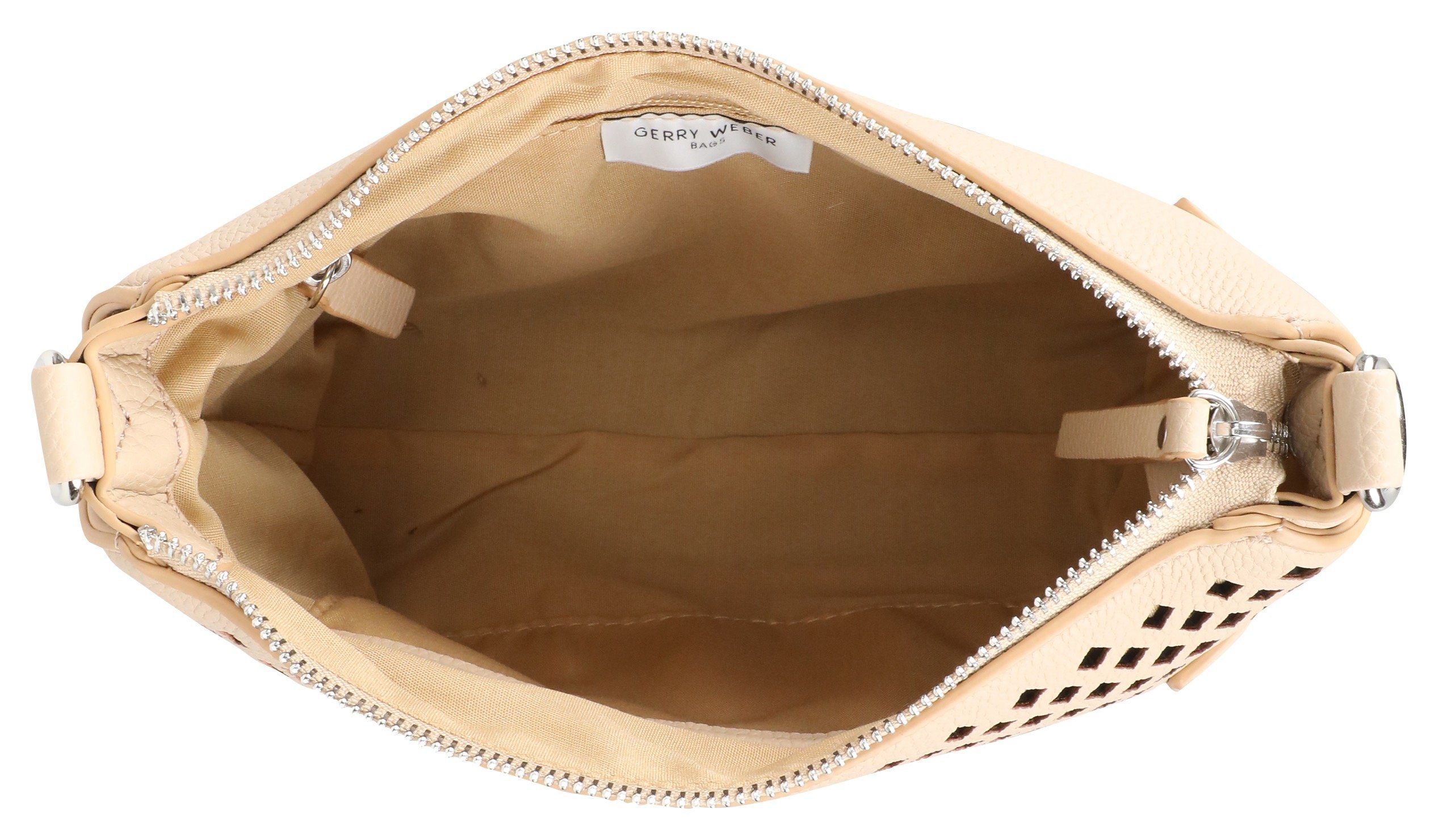 Damen Umhängetaschen GERRY WEBER Bags Umhängetasche summertime shoulderbag shz, mit modischen Cut outs im Material
