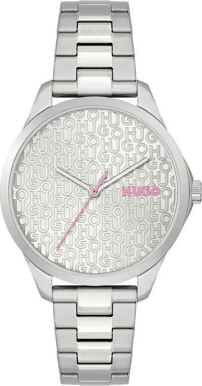 HUGO Quarzuhr #SHOW, 1540155, Armbanduhr, Damenuhr, Mineralglas, anlog