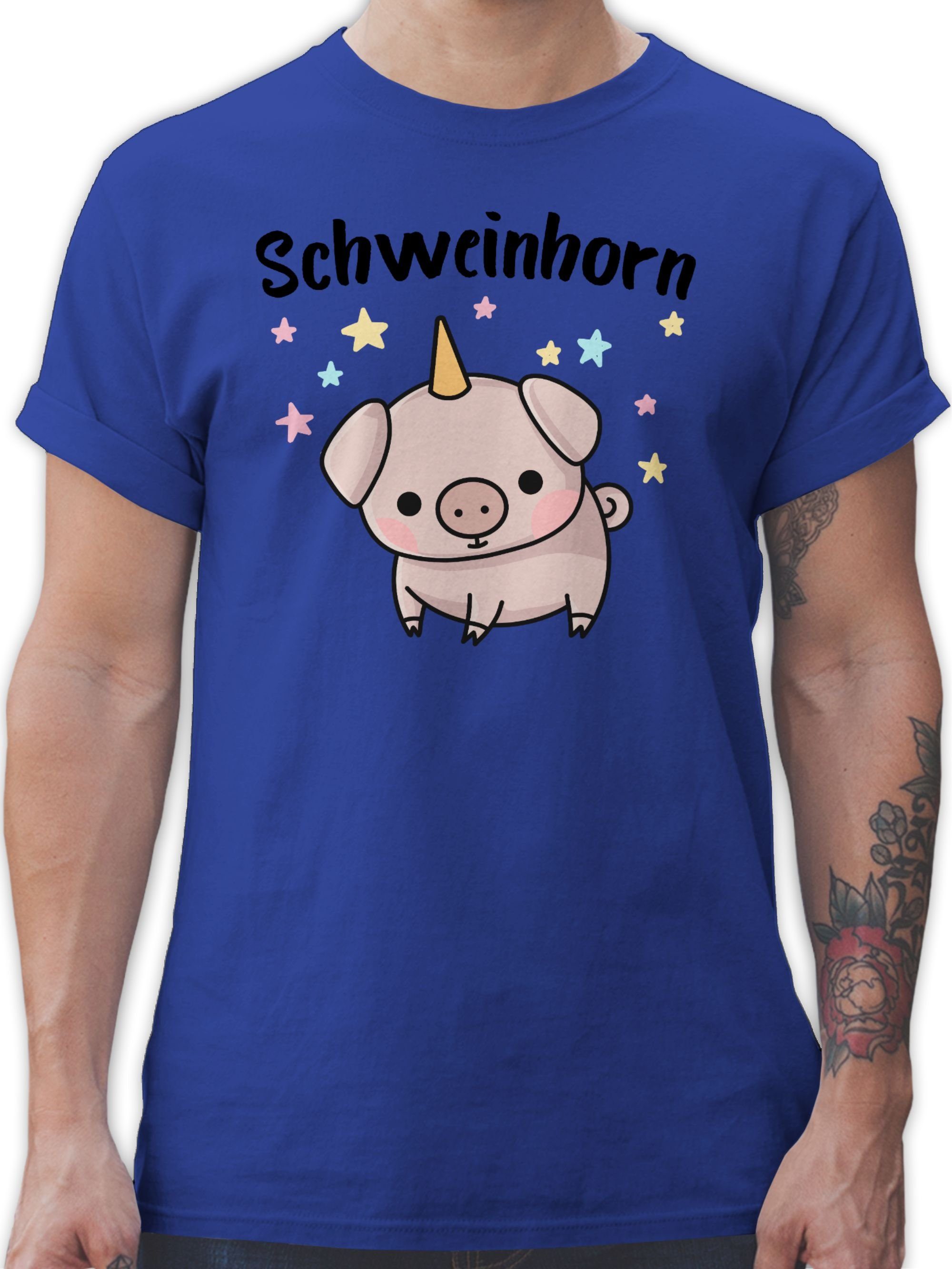 T-Shirt Schweinhorn Kostüm I Schwein Einhorn
