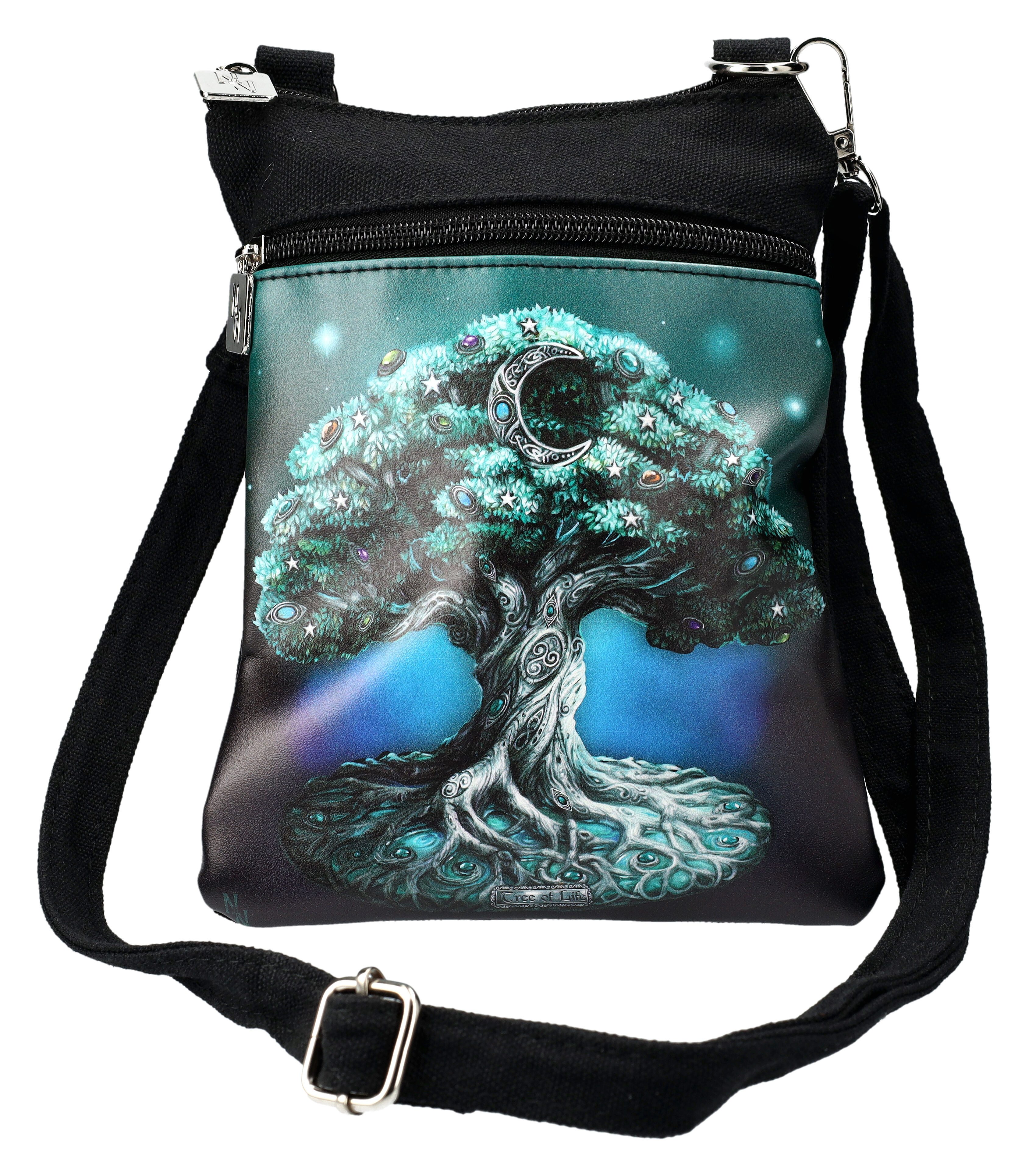 Figuren Shop GmbH Schultertasche Schultertasche - Tree of Life - Nemesis Now - Fantasy Umhängetasche
