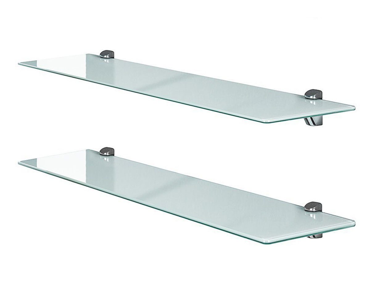 einfachgutemoebel Waschtisch-Set SET Glasregal aus Sicherheitsglas Milchgla günstig online kaufen