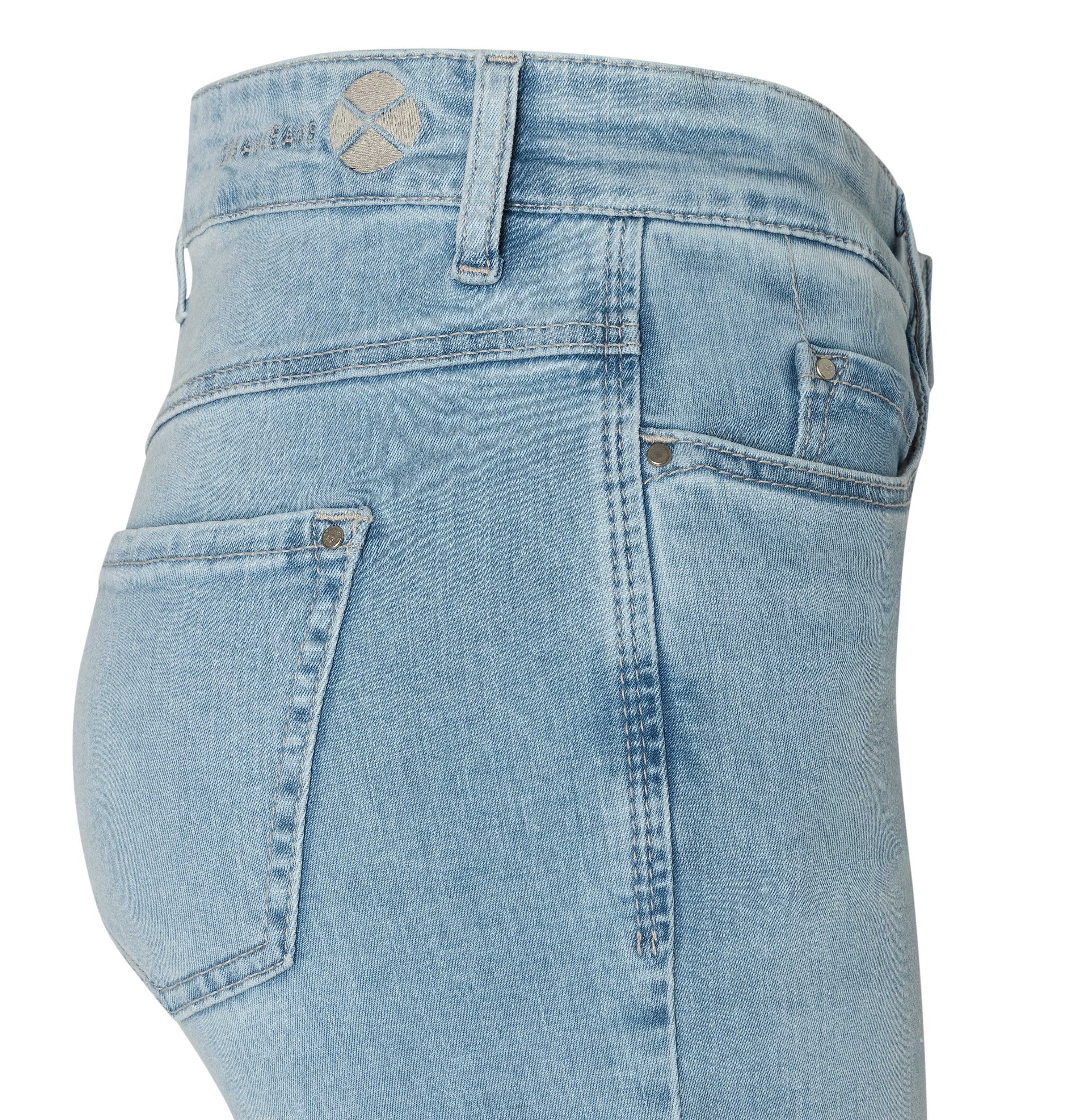 MAC Stretch-Jeans MAC DREAM aqua blue random wash 5401-90-0355L D452 – Bild 5 von 5