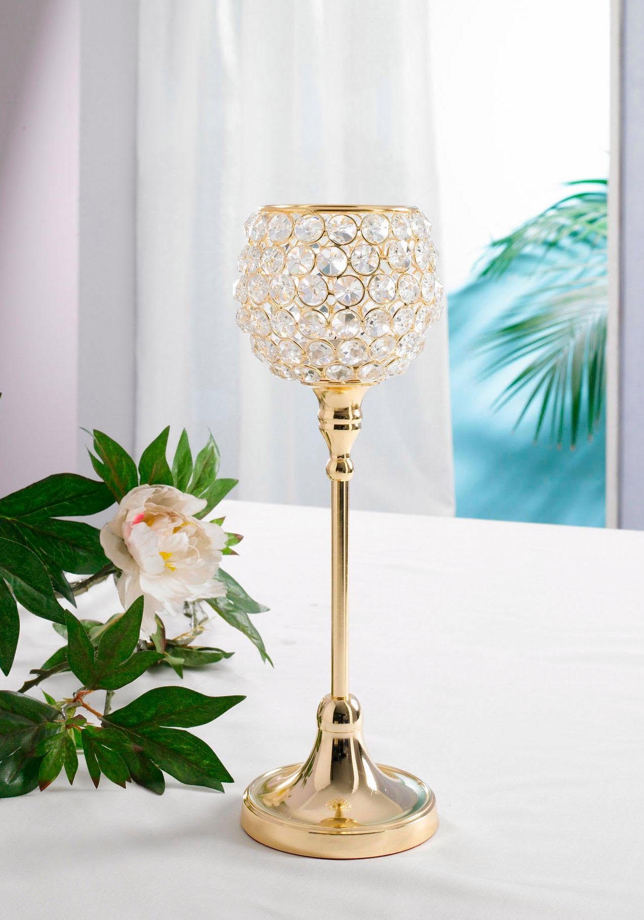 Home affaire Kerzenständer Kristall günstig online kaufen