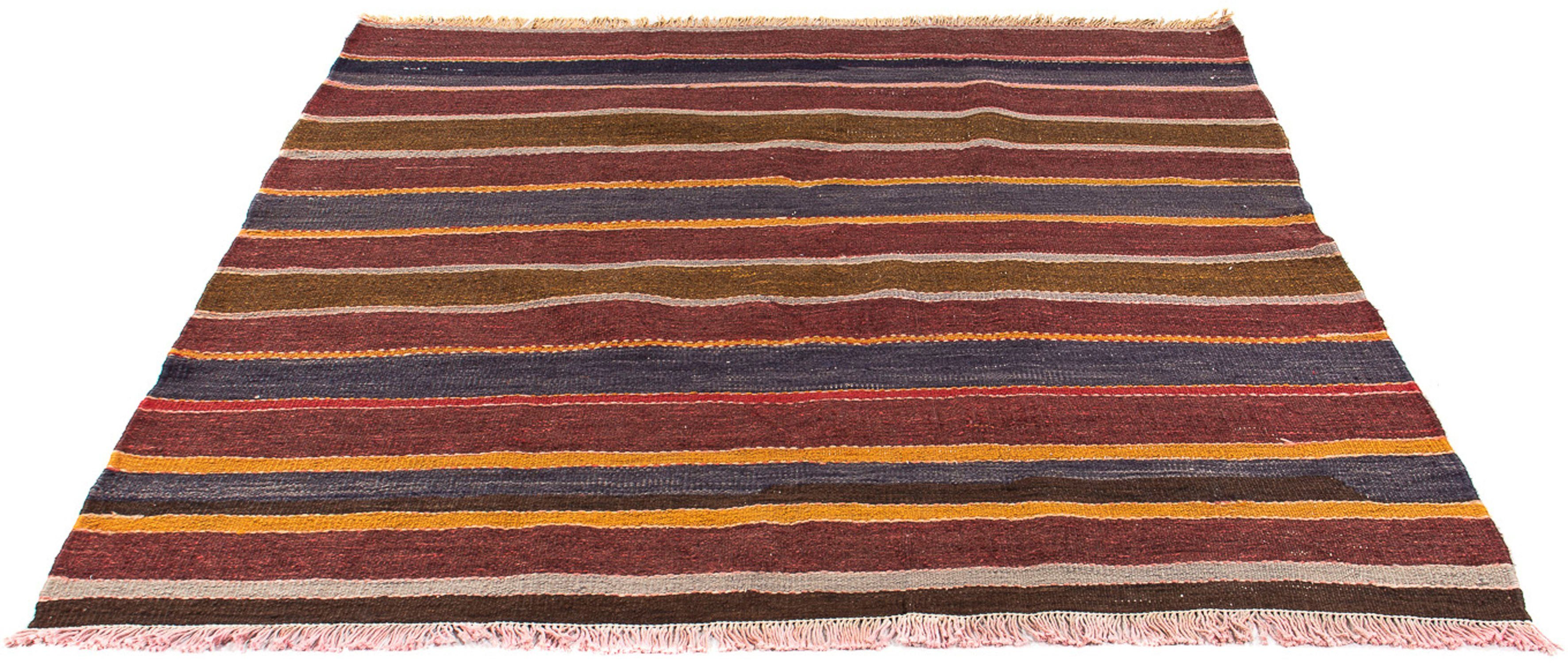 Wollteppich Kelim - Old - 155 x 135 cm - mehrfarbig, morgenland, quadratisch, Höhe: 5 mm, Wohnzimmer, Einzelstück
