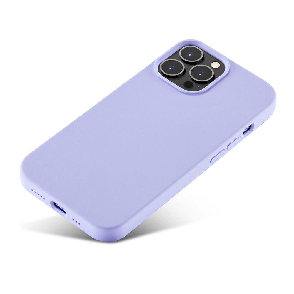 FITSU Handyhülle Silikon Case für iPhone 13 Pro Max Hülle 6,7 Zoll, Schlanke Handyschale Soft Case Schutzhülle mit Kameraschutz Slim Cover
