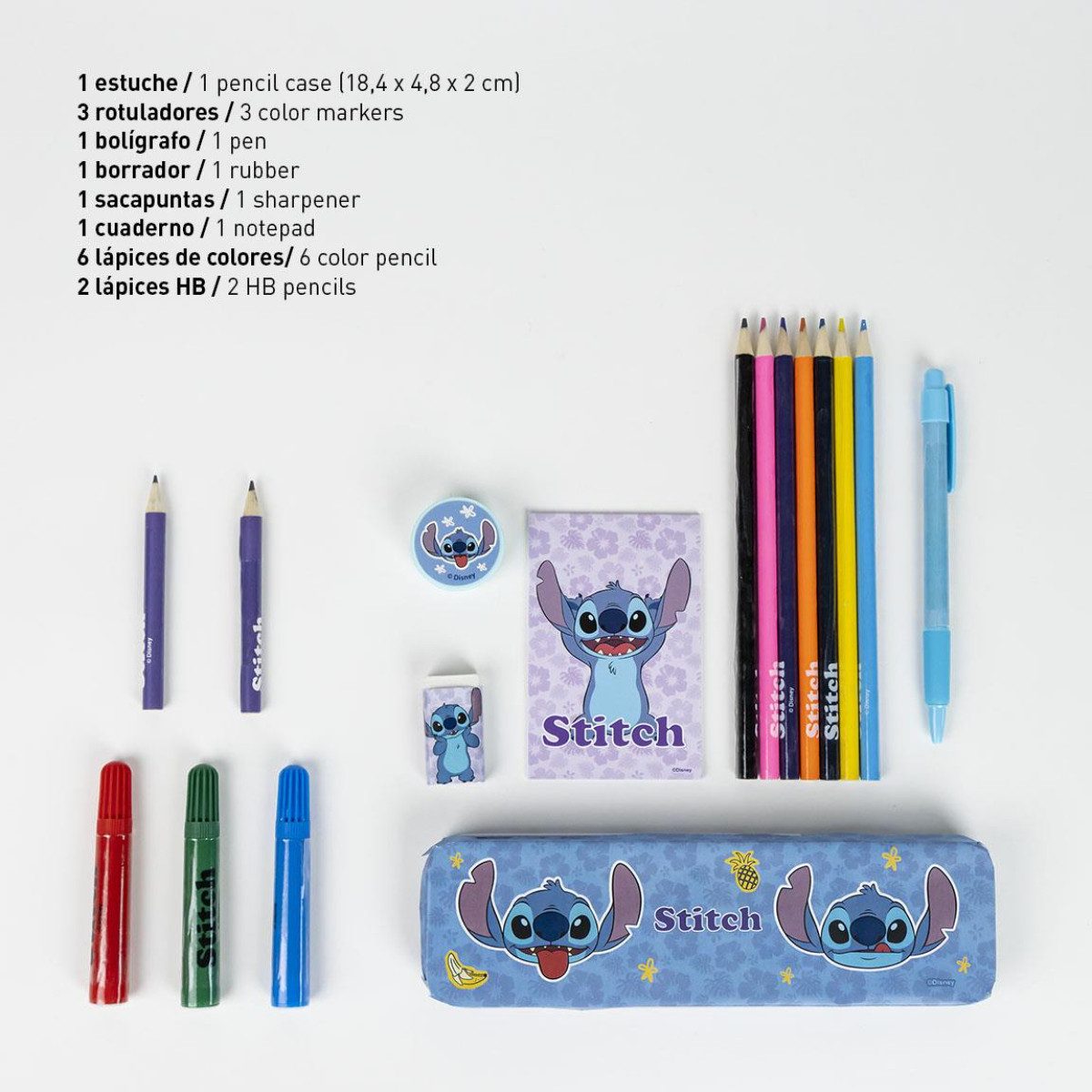 Lilo & Stitch Malvorlage Farbset für Kinder Mal- & Bastelspaß im praktischen Format