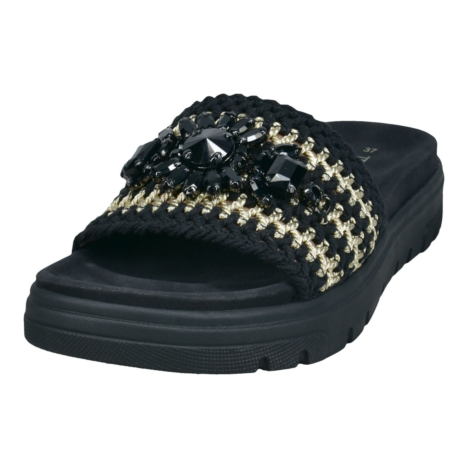 BAGATT BAGATT Damen Pantolette D31-AK794-6900-1051 black/gold Clog