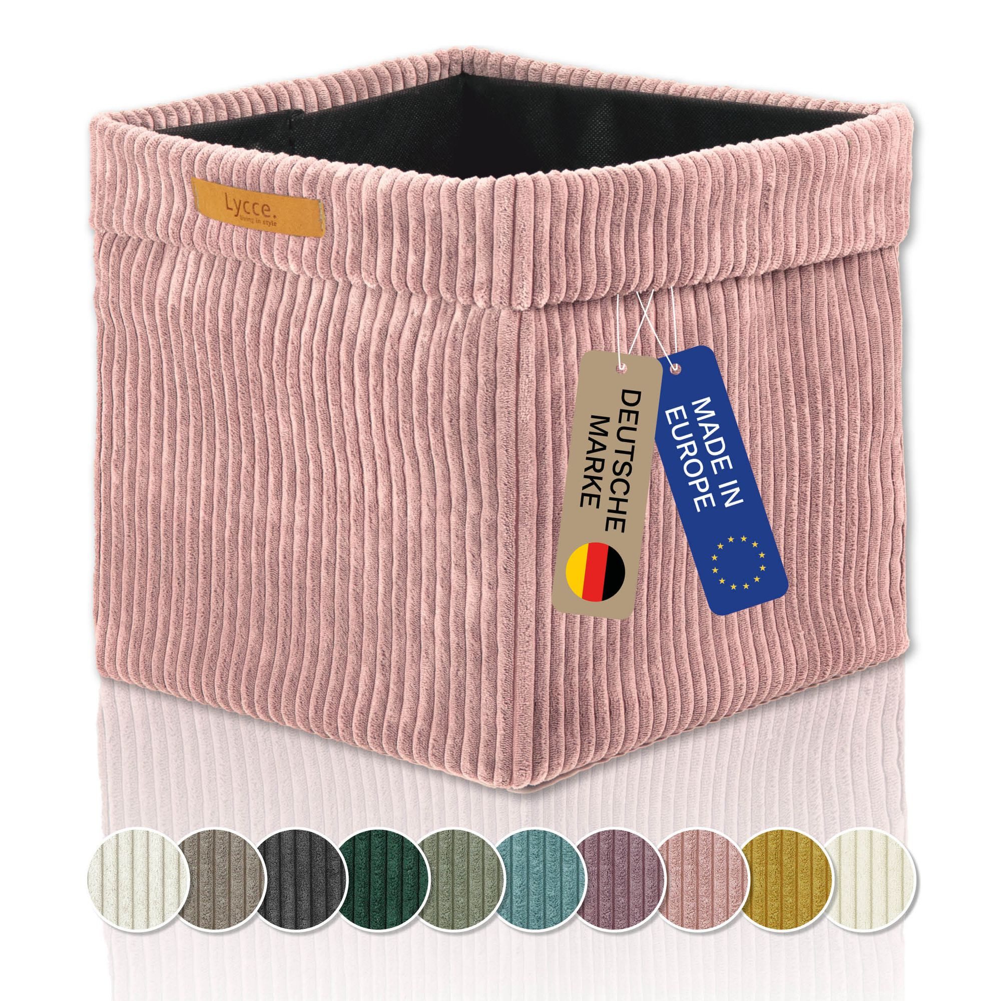 Lycce Regalkorb Lycce Kallax Boxen Cord, faltbare Aufbewahrungsboxen 33x33xH31cm (1 St)