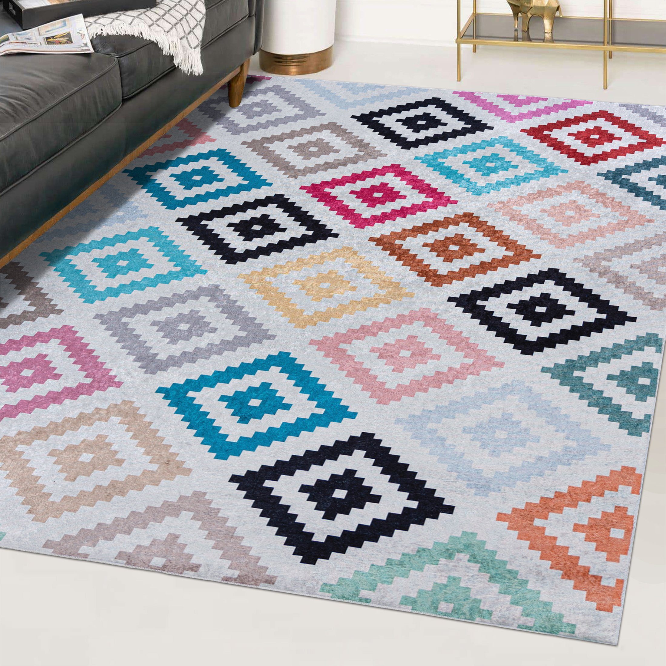 Mazovia Designteppich Modern Teppich für Wohnzimmer, günstig online kaufen