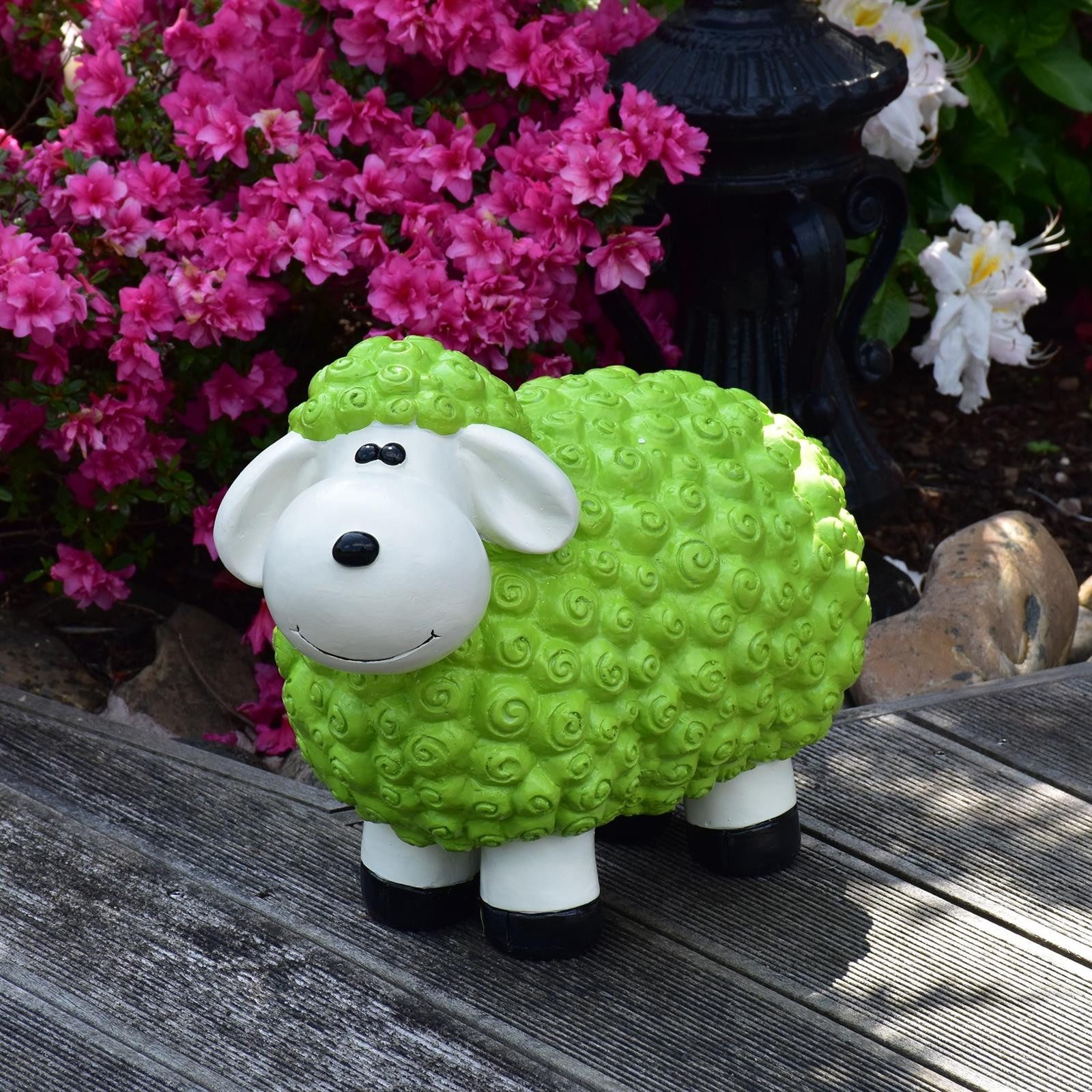 Geschenkestadl Gartenfigur XL Schafe in verschiedenen Farben Gartenfigur – Bild 2 von 5