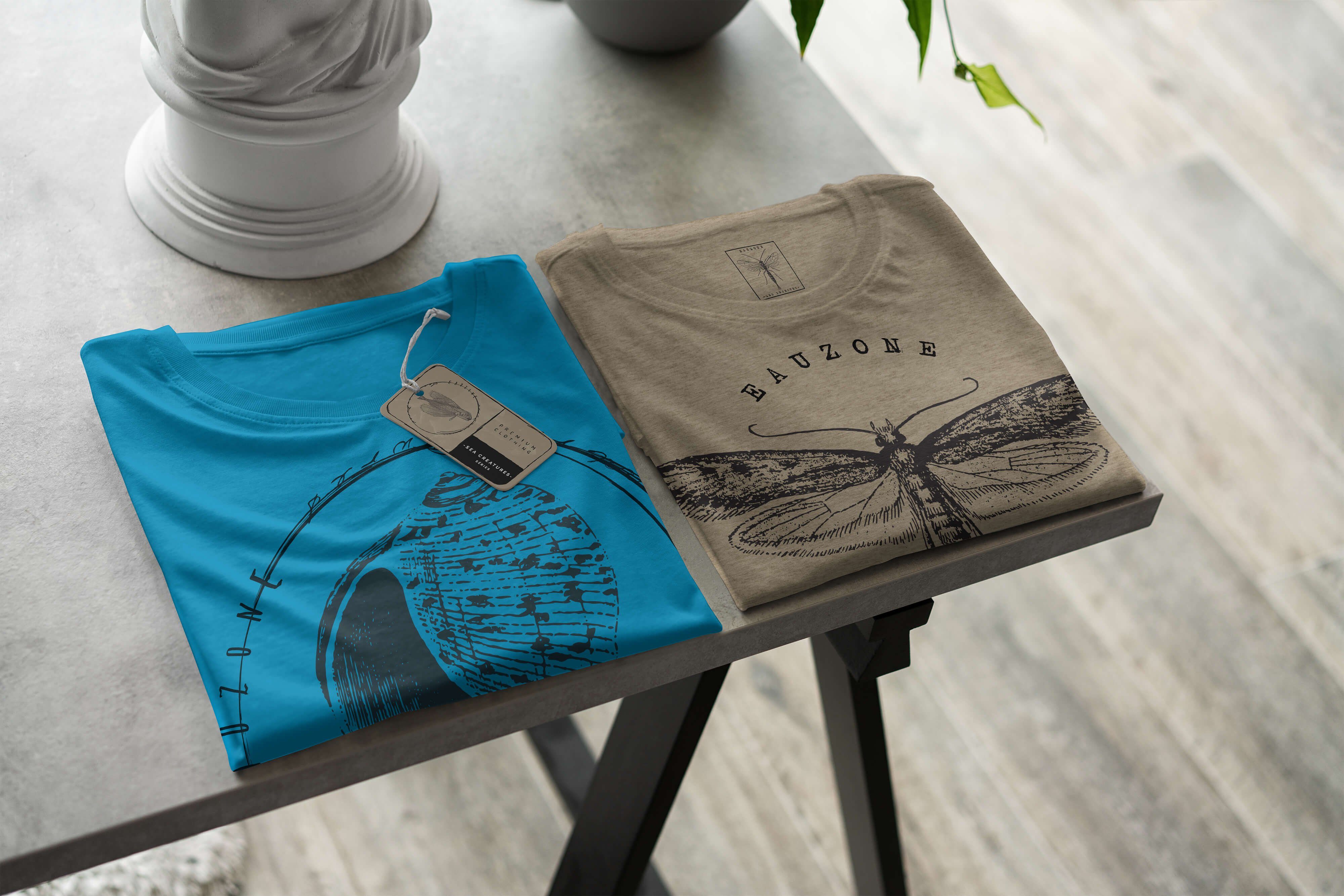 sportlicher T-Shirt Fische feine Serie: Sinus Sea Atoll Creatures, Sea Art Struktur Schnitt / und Tiefsee - 057 T-Shirt