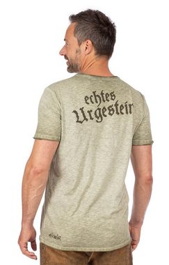 Hangowear Trachtenshirt T-Shirt BIER-NÄRRISCH oliv