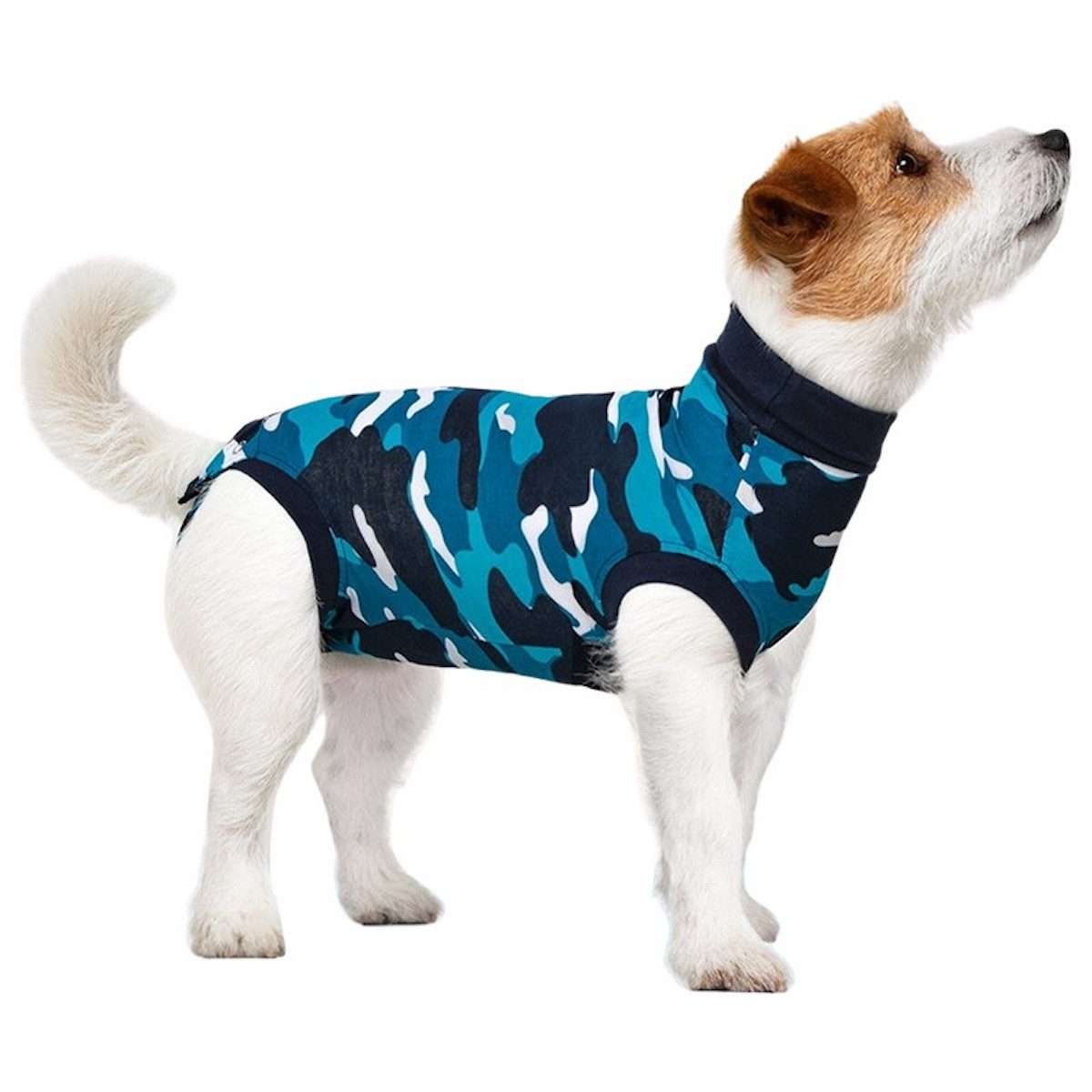 Suitical OP-Body Recovery Suit® Dog blau camouflage