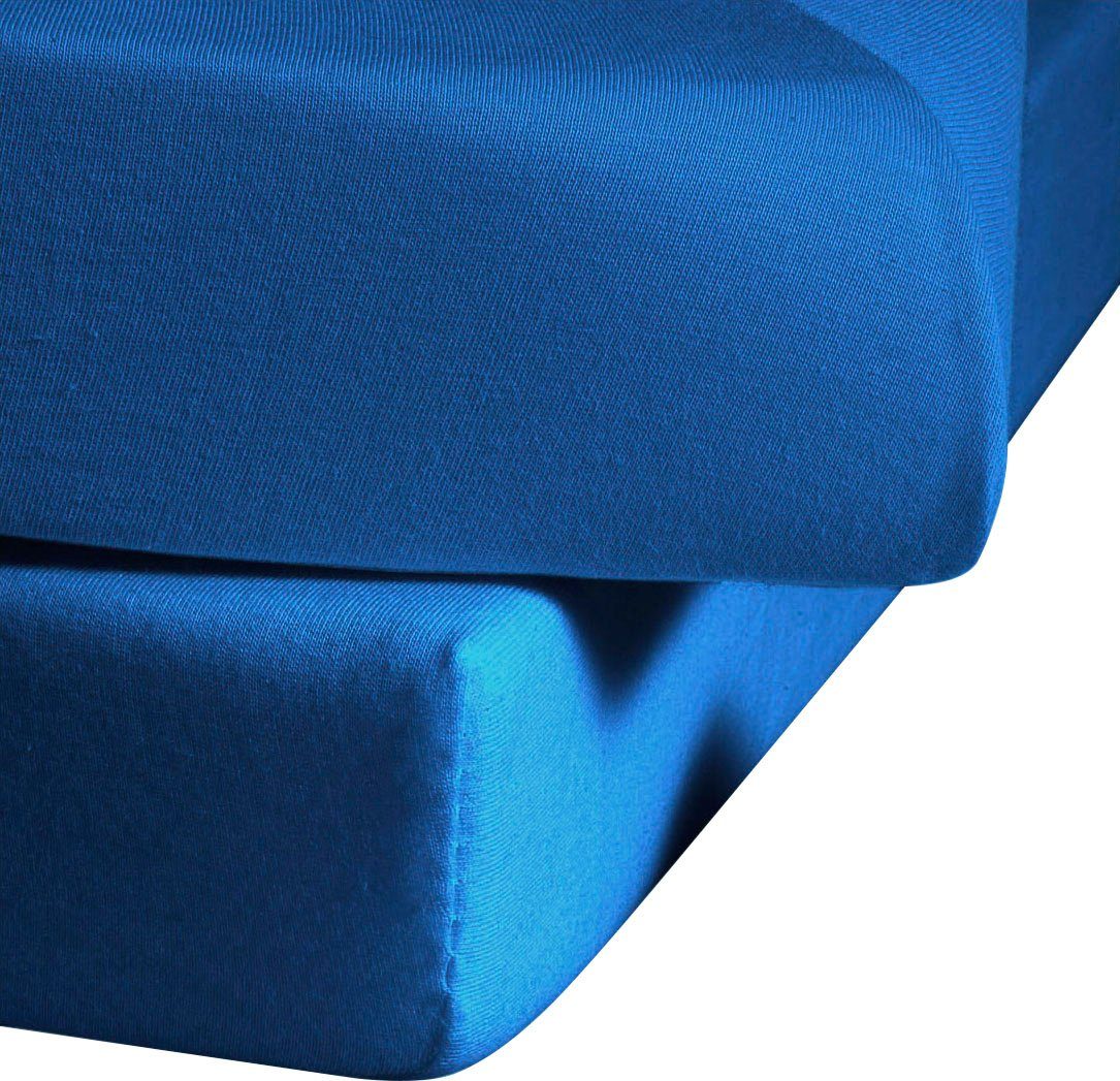 fleuresse Betttuch Colours, Mako-Satin, Gummizug: ohne, günstig online kaufen