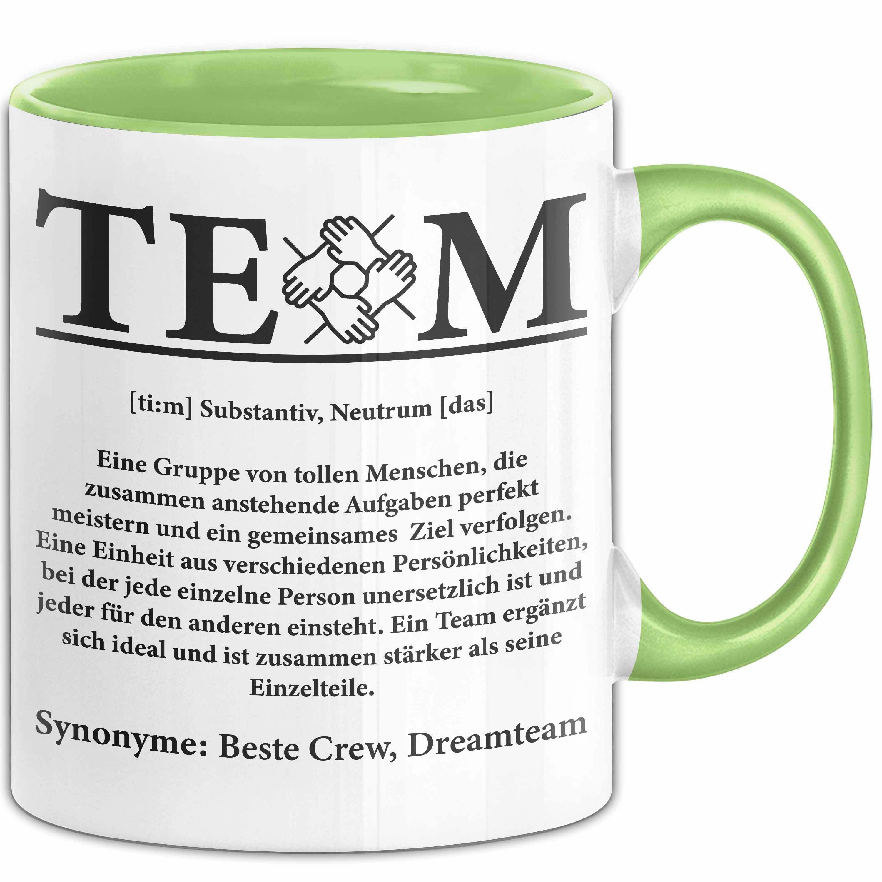 Tasse Bürokollege Tasse Geschenkidee Team Definition Kollege