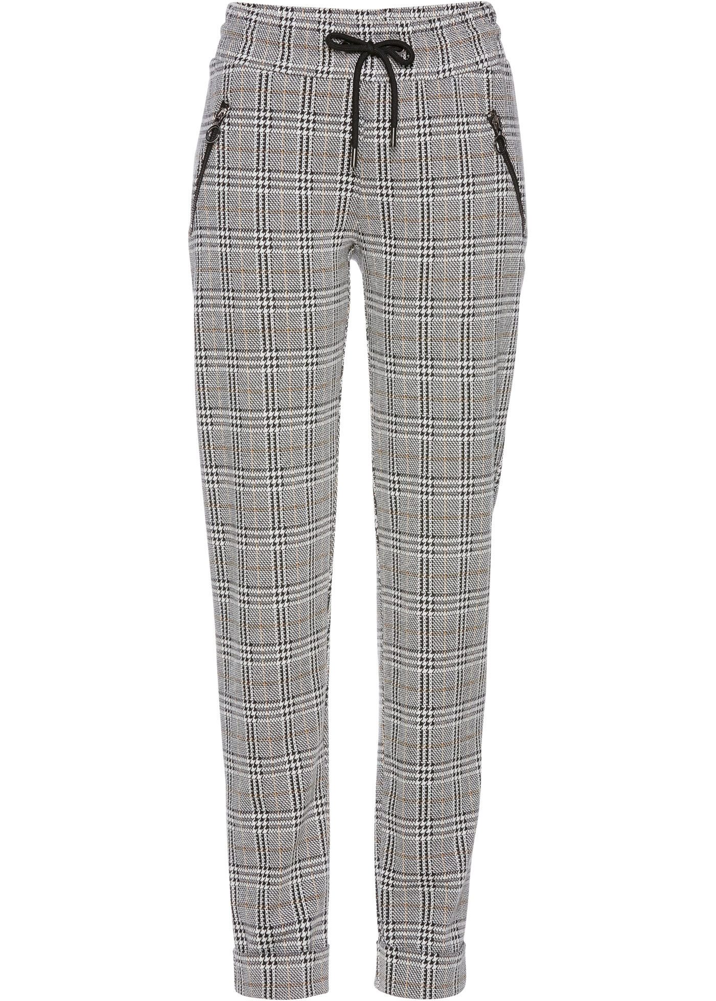 bonprix Schlupfhose aus Polyester, Viskose und Elasthan, lockere Passform