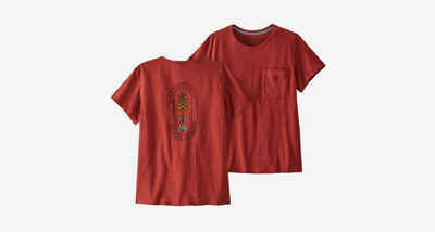 Patagonia T-Shirt W's Clean Climb Bloom Pocket Responsibili-Tee