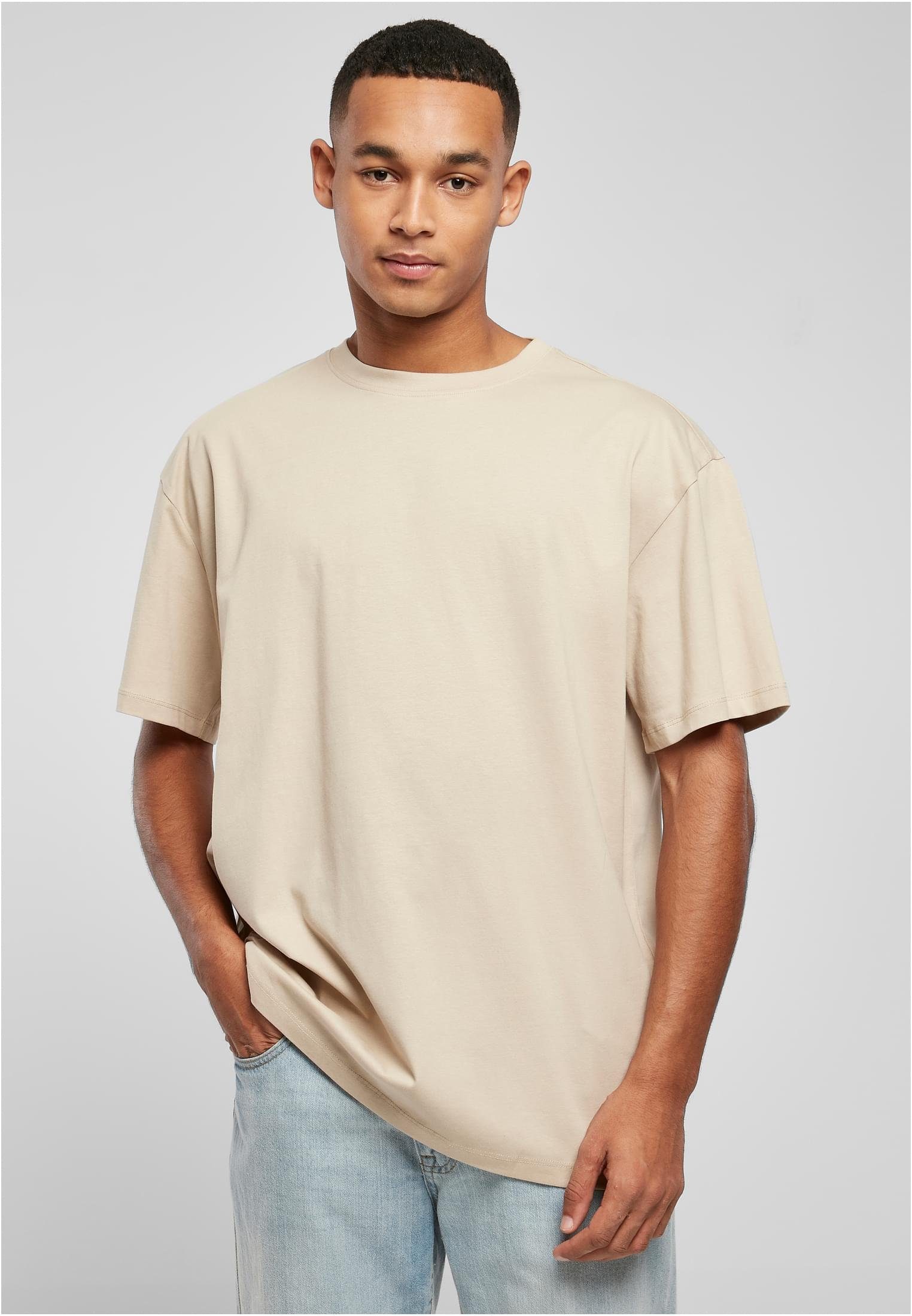 URBAN (1-tlg) Basic Tee Organic Herren sand CLASSICS T-Shirt