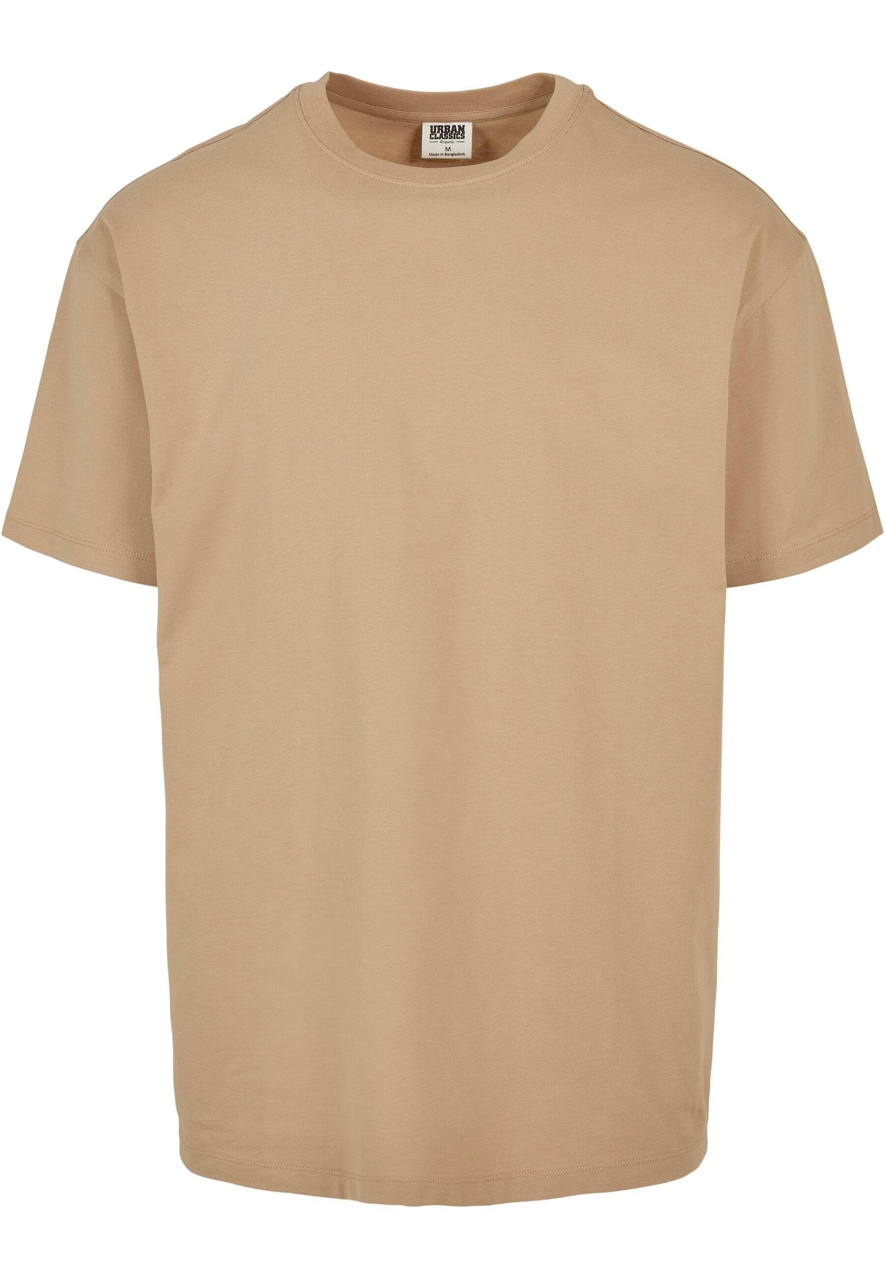 URBAN CLASSICS Tee (1-tlg) unionbeige Organic Herren Basic T-Shirt