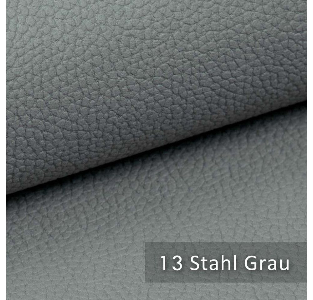 Thumbnail - novely® Stoff novely® EXQUISIT OLIVERA ultraweich Möbelstoff Echtlederoptik schwer e