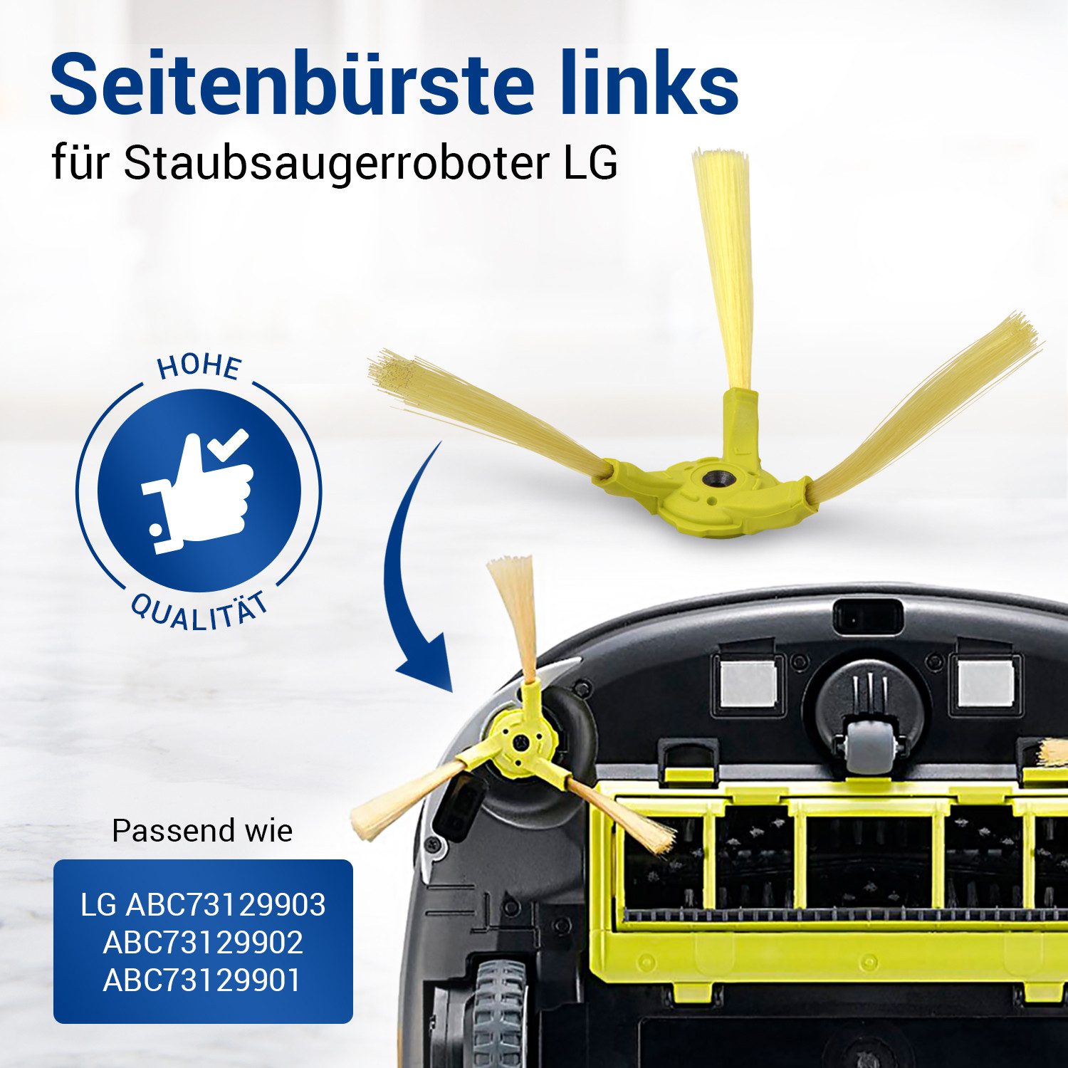 VIOKS Ersatzbürste Ersatz für LG ABC73130003 & ABC73130001, (1-tlg)