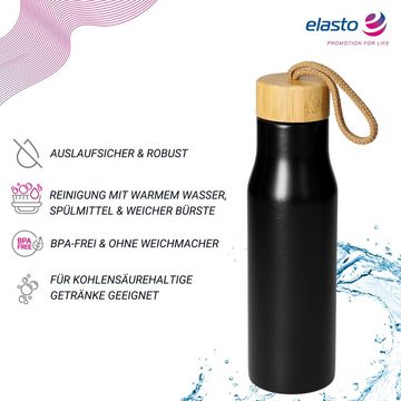 elasto Thermoflasche Trinkflasche "Kopenhagen" 500 ml silber