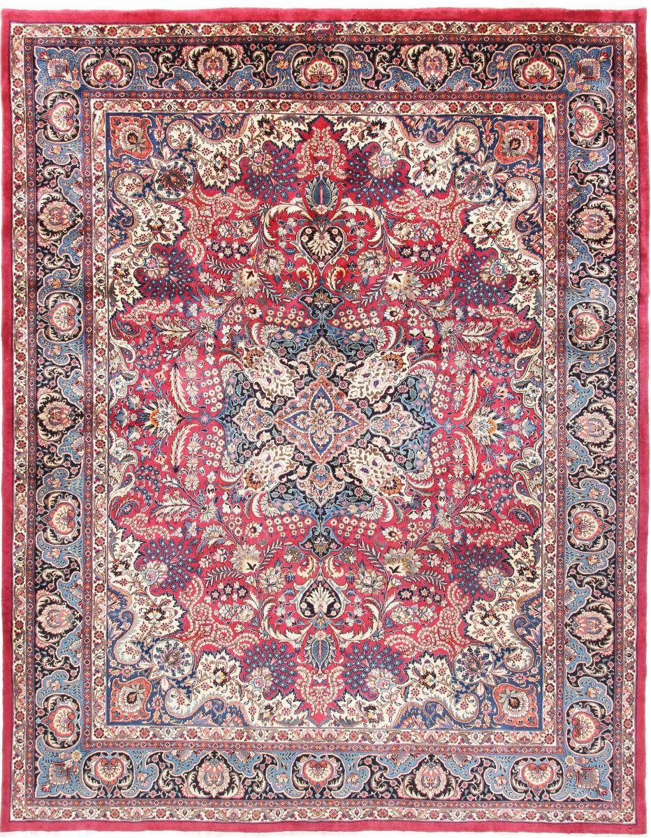 Orientteppich Mashhad 300x385 Handgeknüpfter Höhe: Orientteppich / Perserteppich, Nain 12 mm rechteckig, Trading