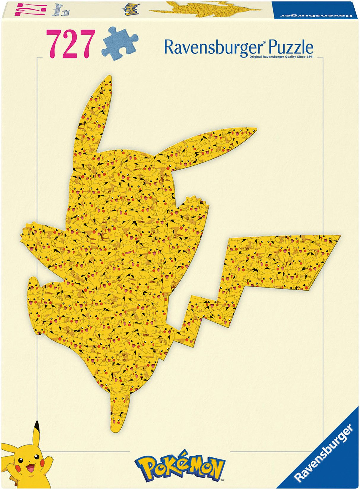 Ravensburger Konturenpuzzle Pokémon, Pikachu, 727 Puzzleteile, günstig online kaufen