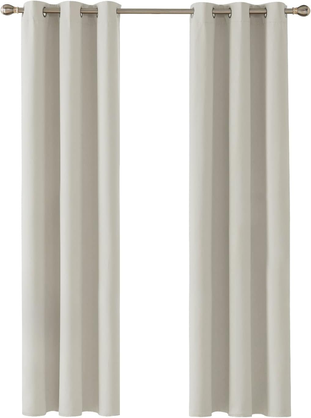 Deconovo Verdunkelungsvorhang Blickdichter Vorhang mit Ösen Gardinen Wohnzi günstig online kaufen