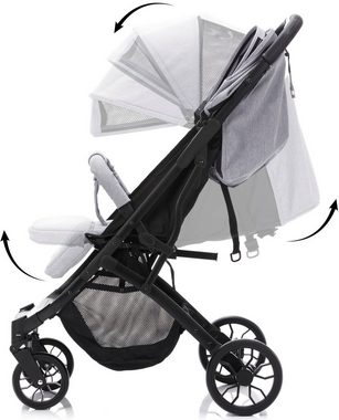 Fillikid Kinder-Buggy Styler Elite, hellgrau melange