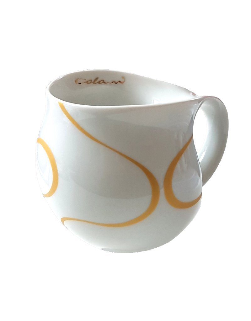 Colani Tasse Luigi Colani Kaffeebecher Porzellanserie "ab ovo", Porzellan, spülmaschinenfest, mikrowellengeeignet