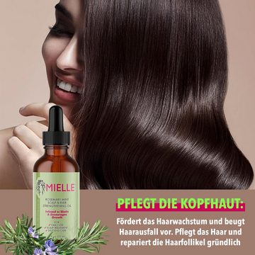 Mielle Organics Haarpflege-Set Rosmarin Shampoo Conditioner Haarmaske Haaröl Mielle, Set oder einzeln