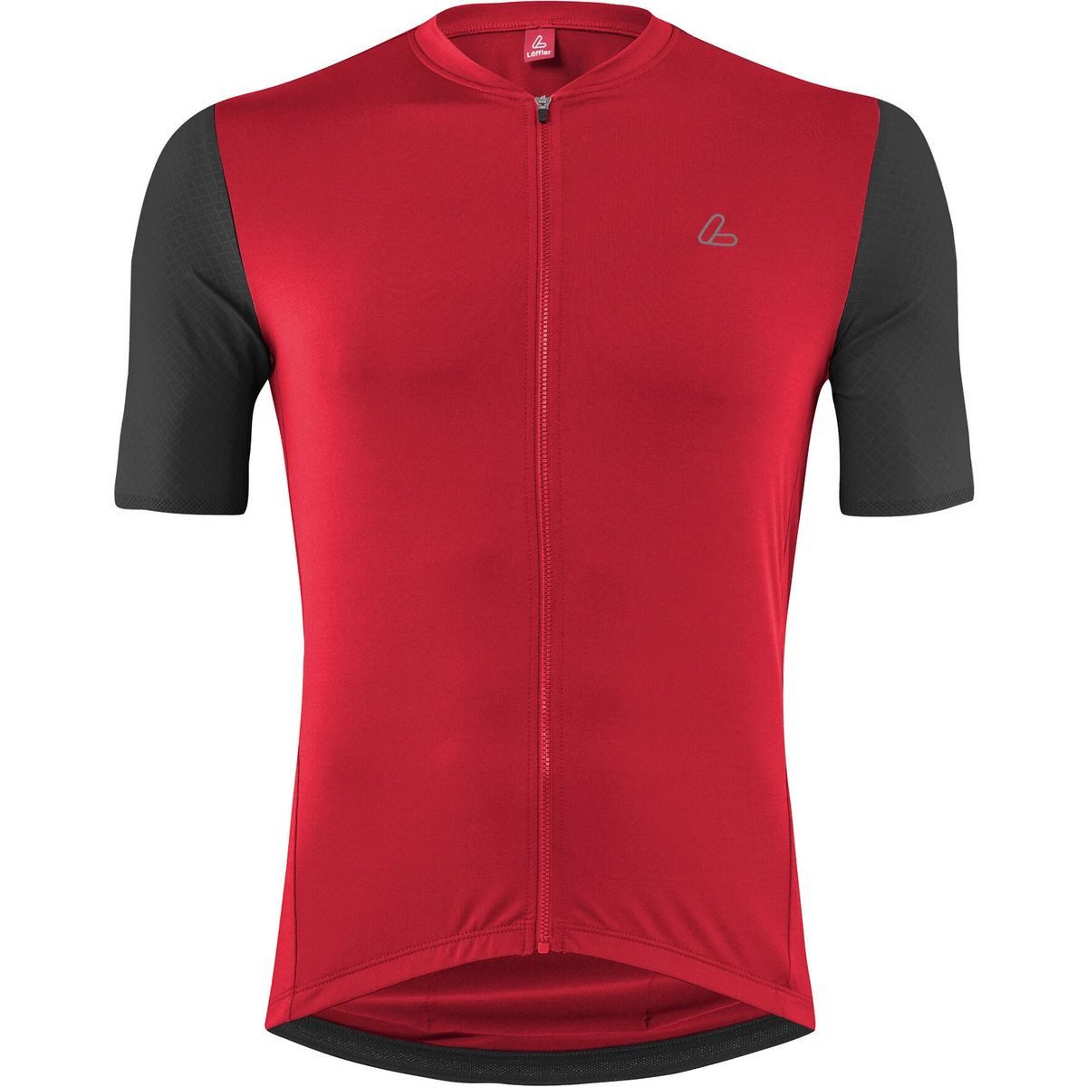 Löffler Radtrikot Men Bike Jersey Full Zip Skys Clear Mid Angenehm sitzendes, schnelltrocknendes Radtrikot mit reflektierenden