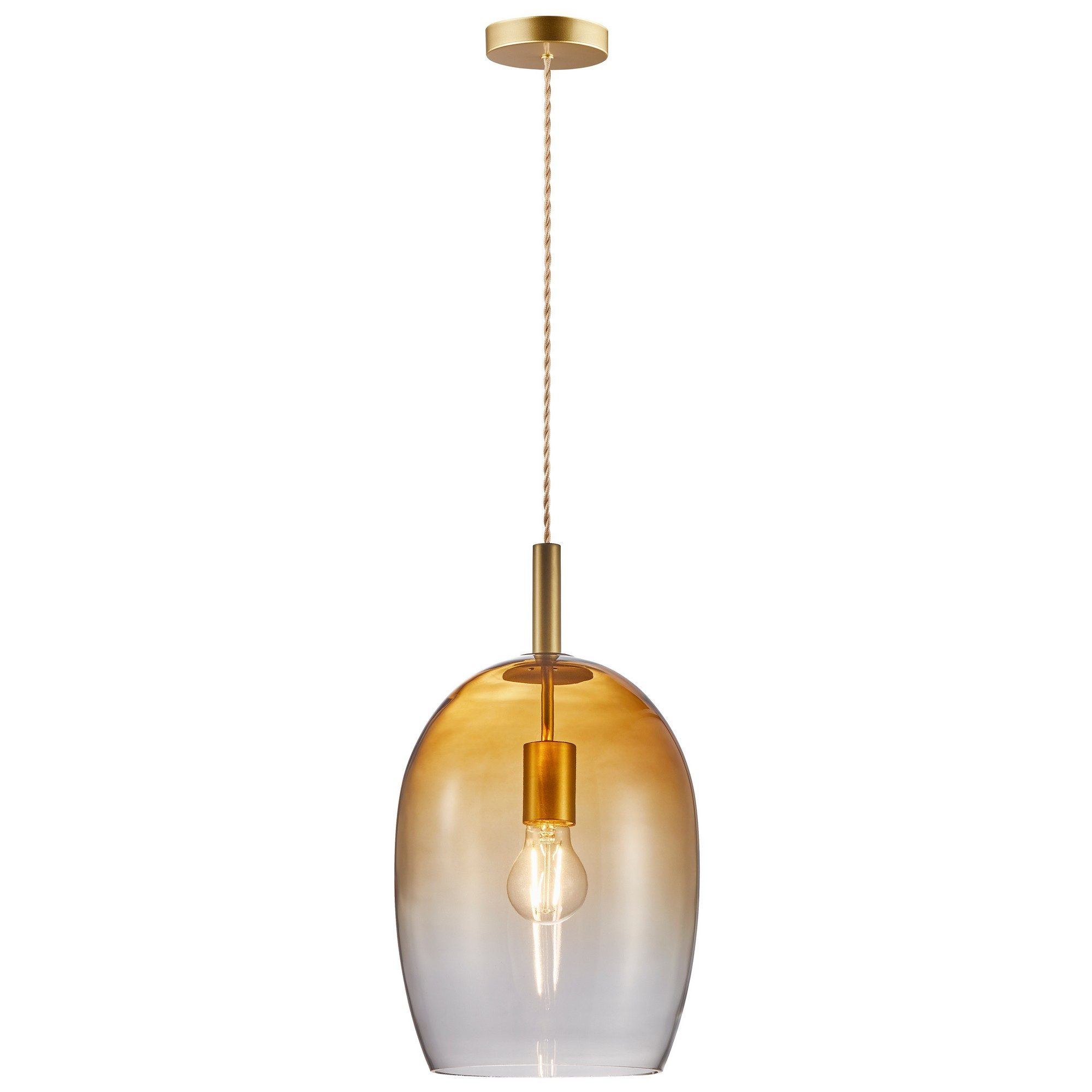 Nordlux Pendelleuchte Uma 23 Glas E27 dimmbar, ohne Leuchtmittel