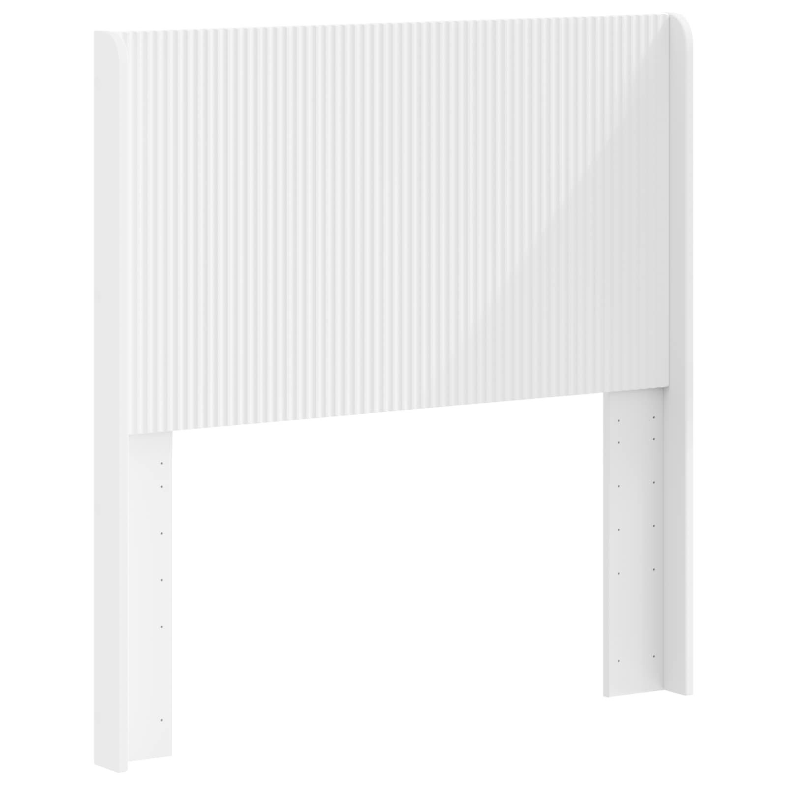 vidaXL Bett Kopfteil Weiß Holzwerkstoff (1-tlg)