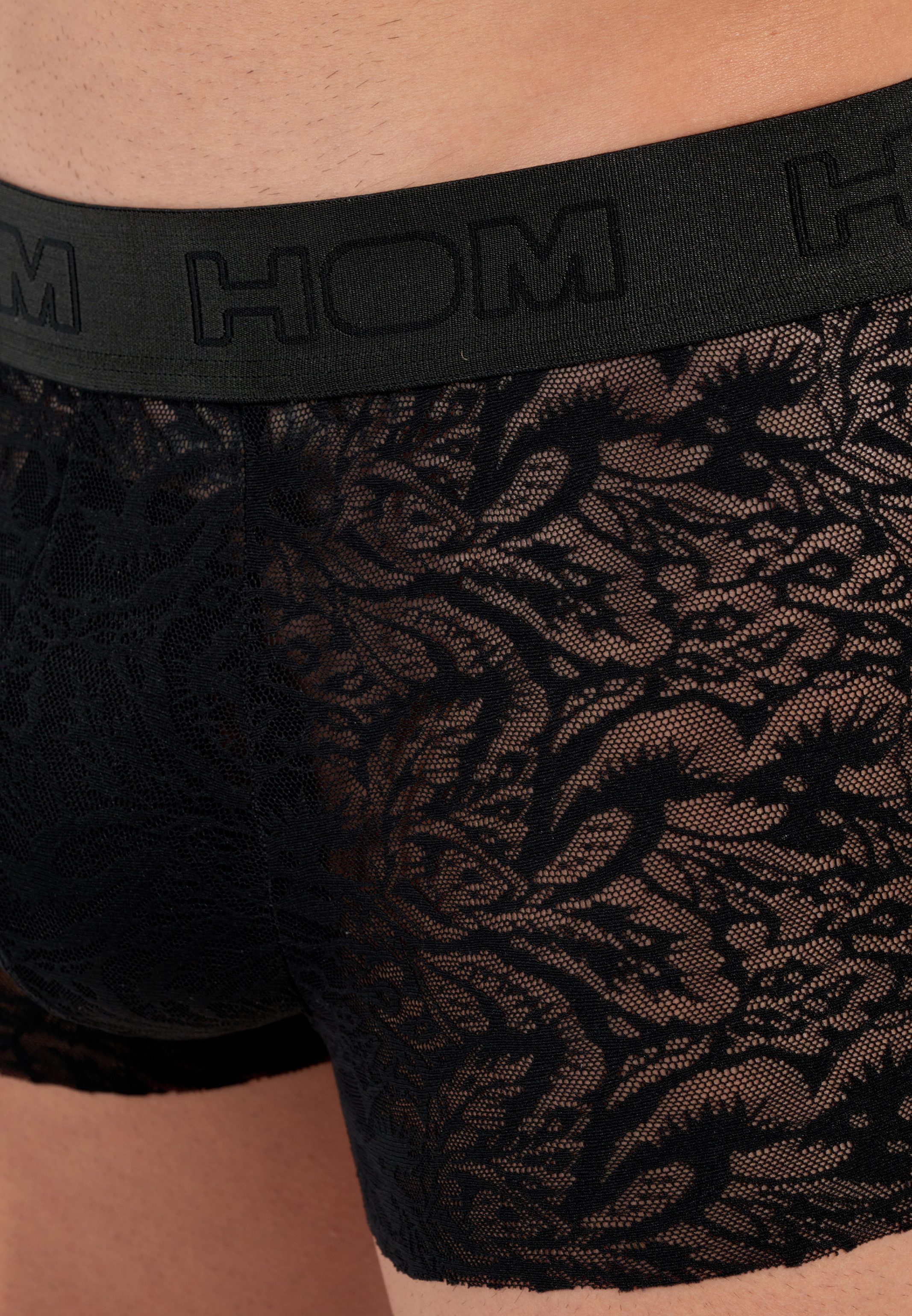 Hom Retro Boxer Free cut lace (1-St) Retro Short / Pant - ohne Eingriff - Transparent - Elastische Spitze
