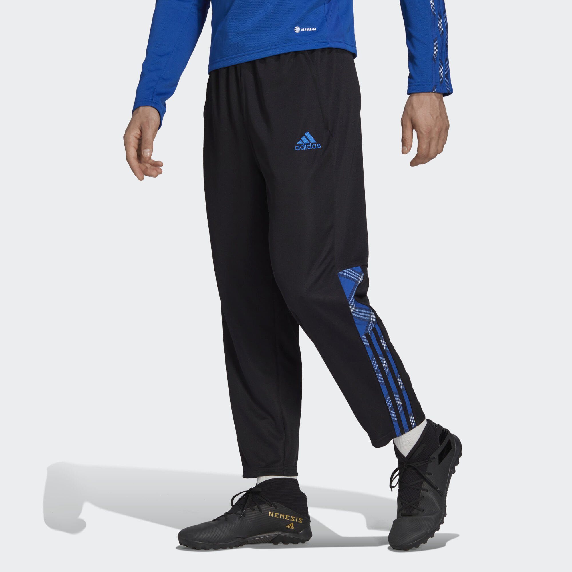 adidas Performance Jogginghose TIRO 7/8 TRAININGSHOSE Black / Royal Blue | 