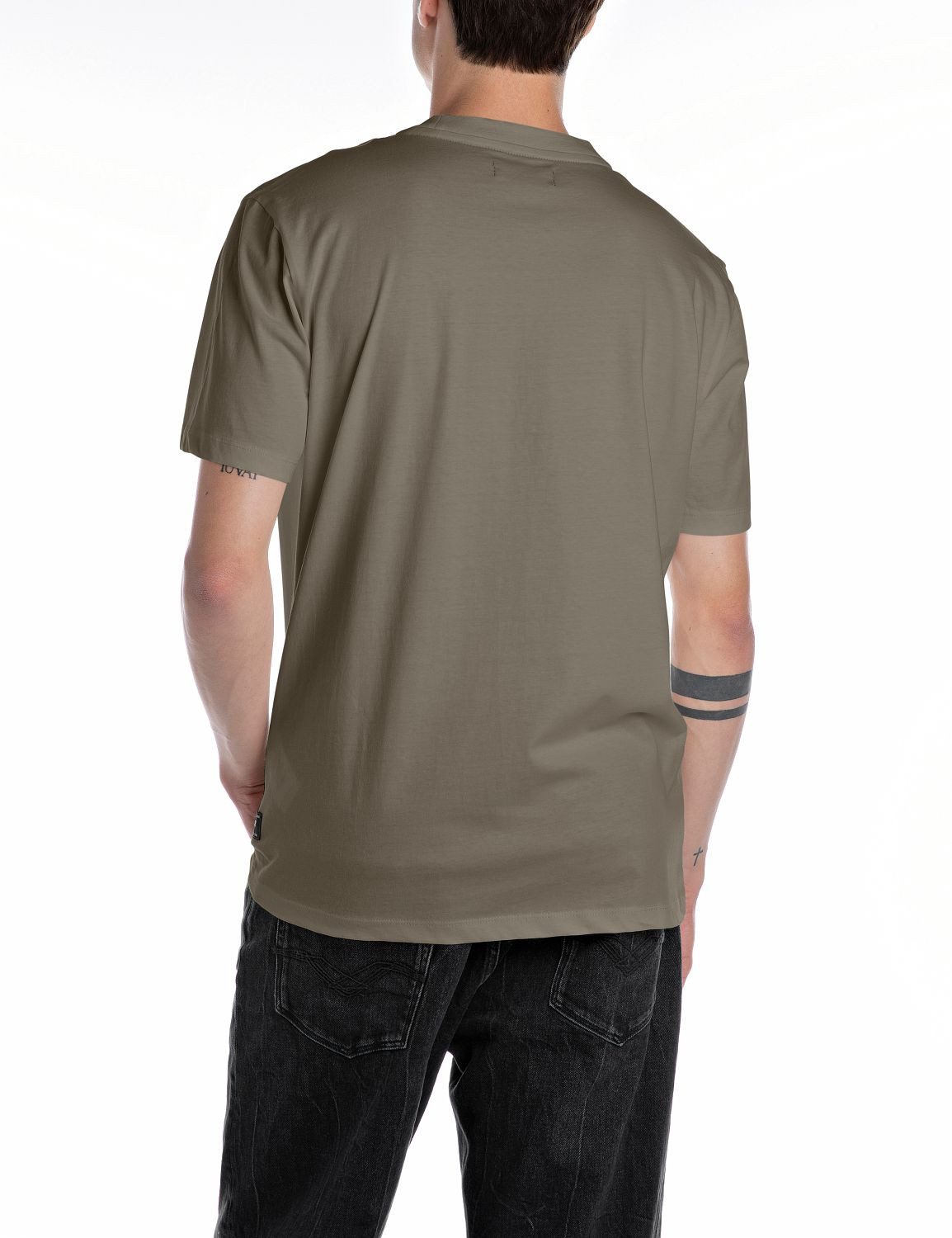 Replay T-Shirt mit Logostickerei auf der günstig online kaufen