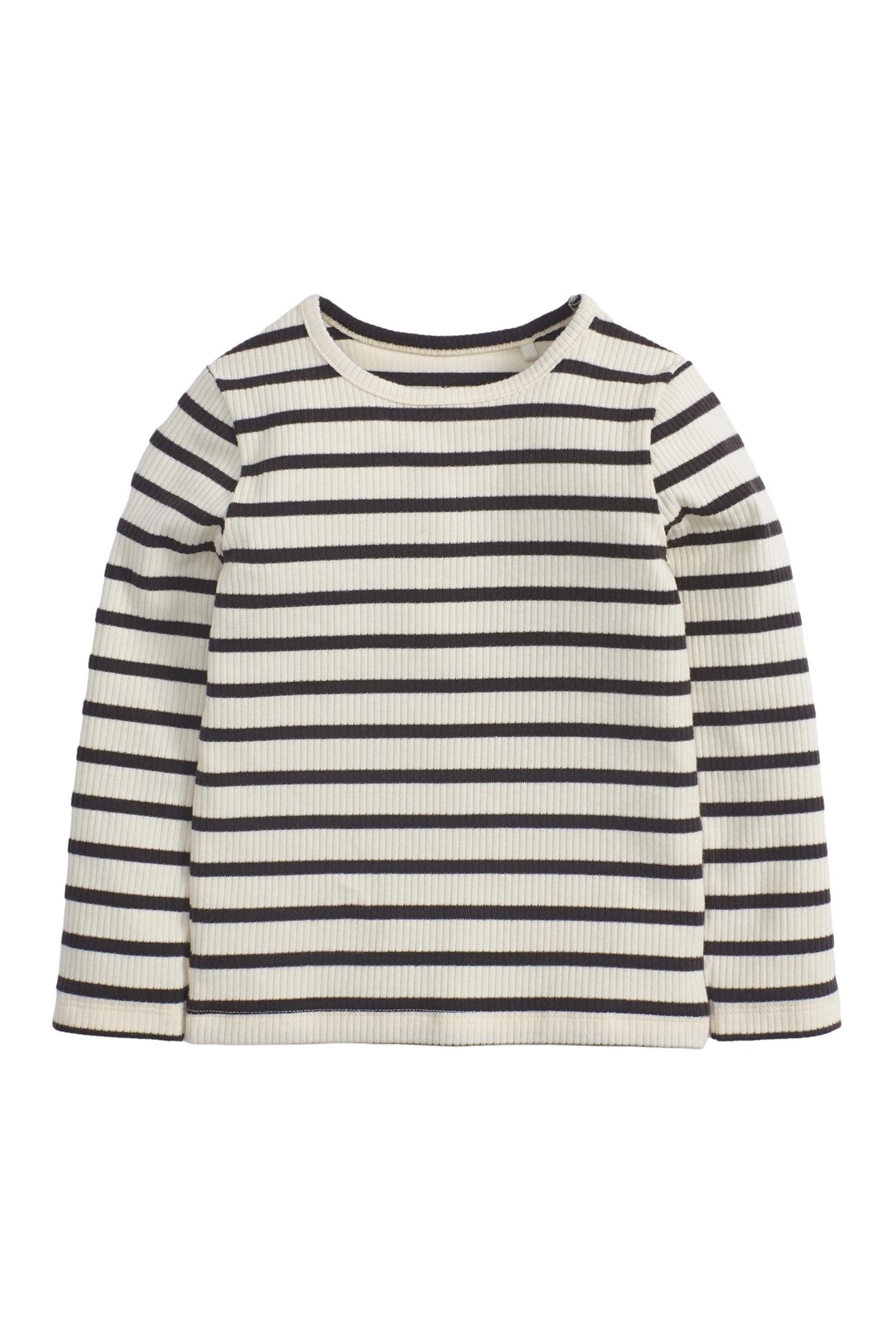Langarmshirt Langärmeliges Feinripp-Shirt