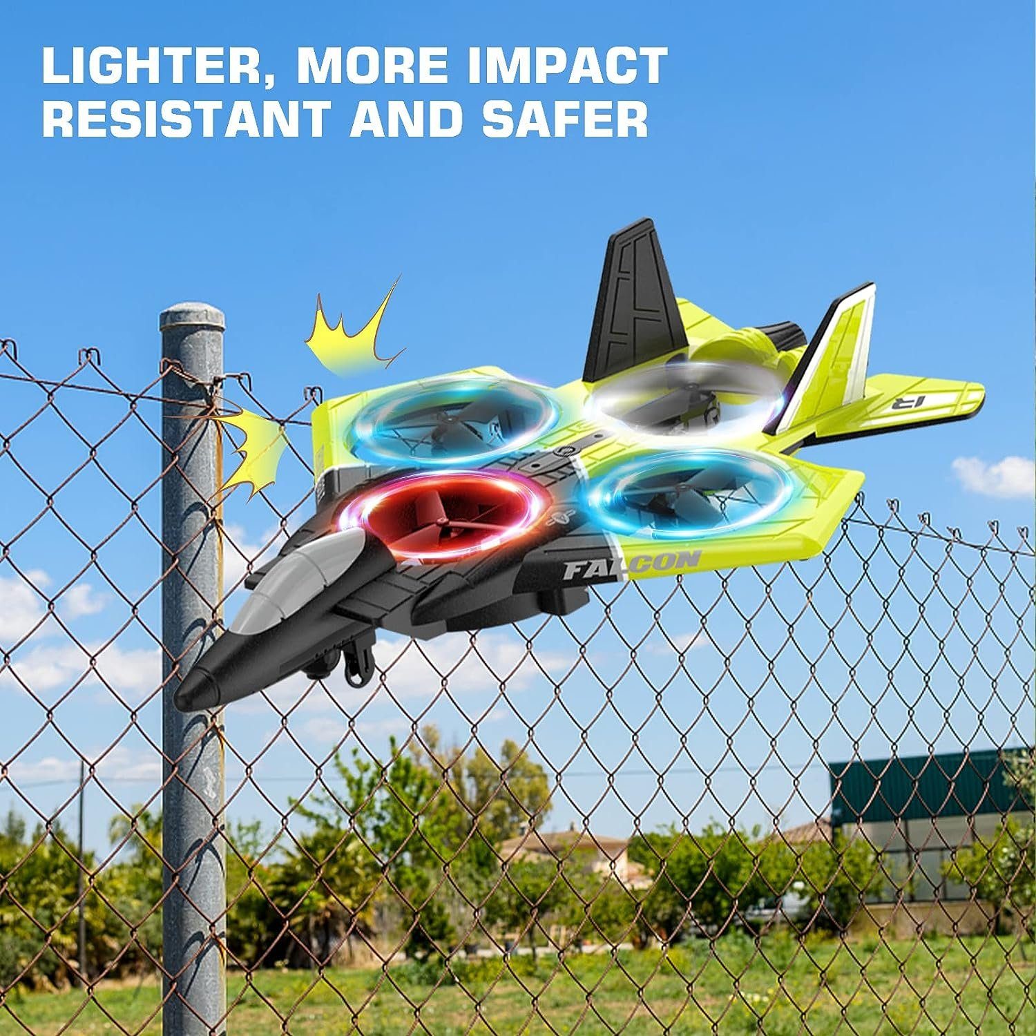 Kinder/Anfänger) 2 Batterien, (Stunt Flip, Fighter 360° Quadcopter, le-idea Drohne
