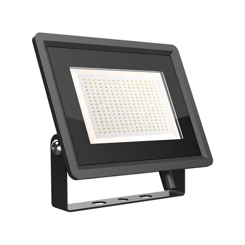 V-TAC LED Flutlichtstrahler, LED-Leuchtmittel fest verbaut, Neutralweiß, LED Außenwandstrahler verstellbar Wandlampe IP65 Schwarz H 33,3 cm