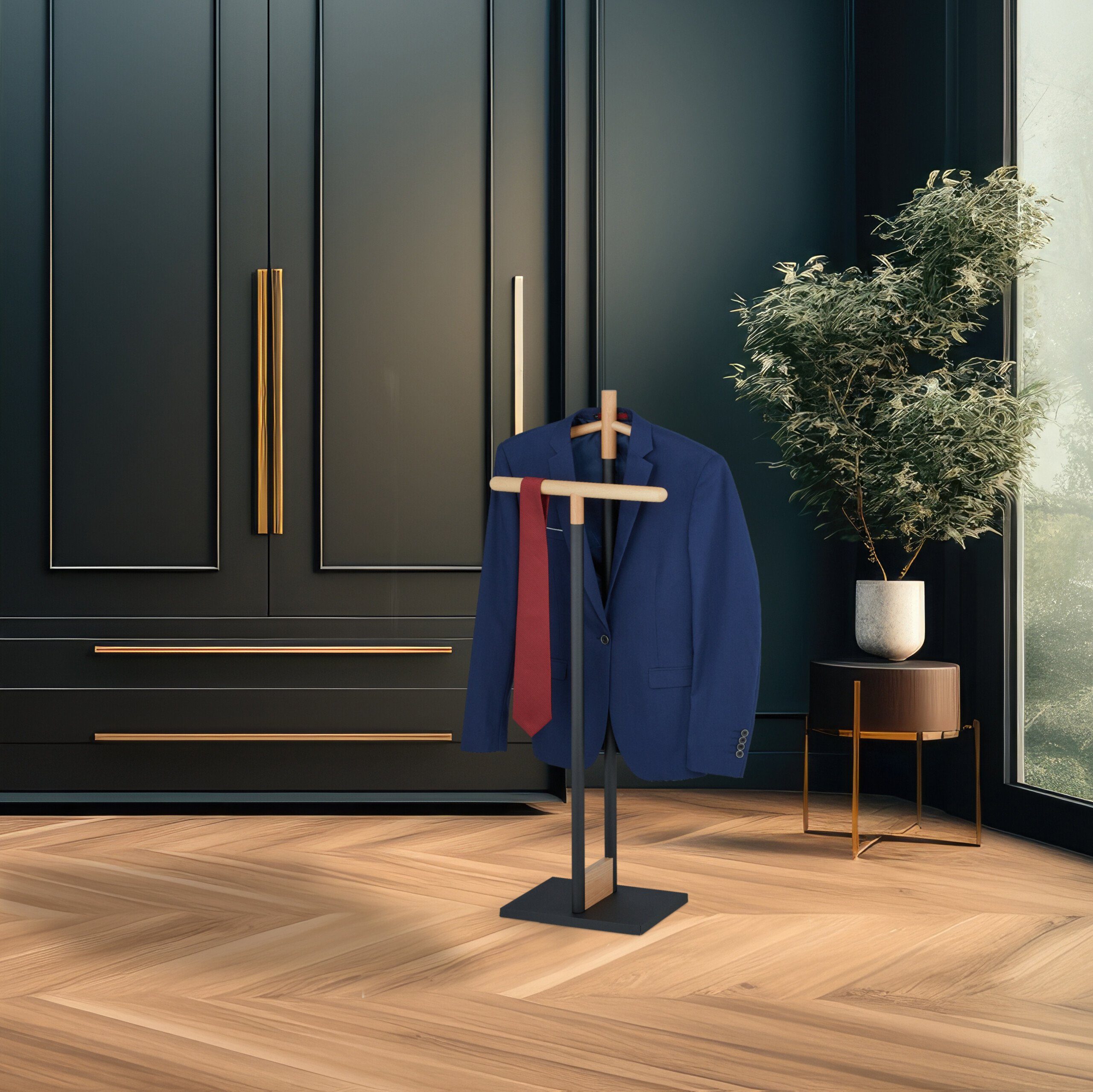 relaxdays Herrendiener Freistehender Herrendiener