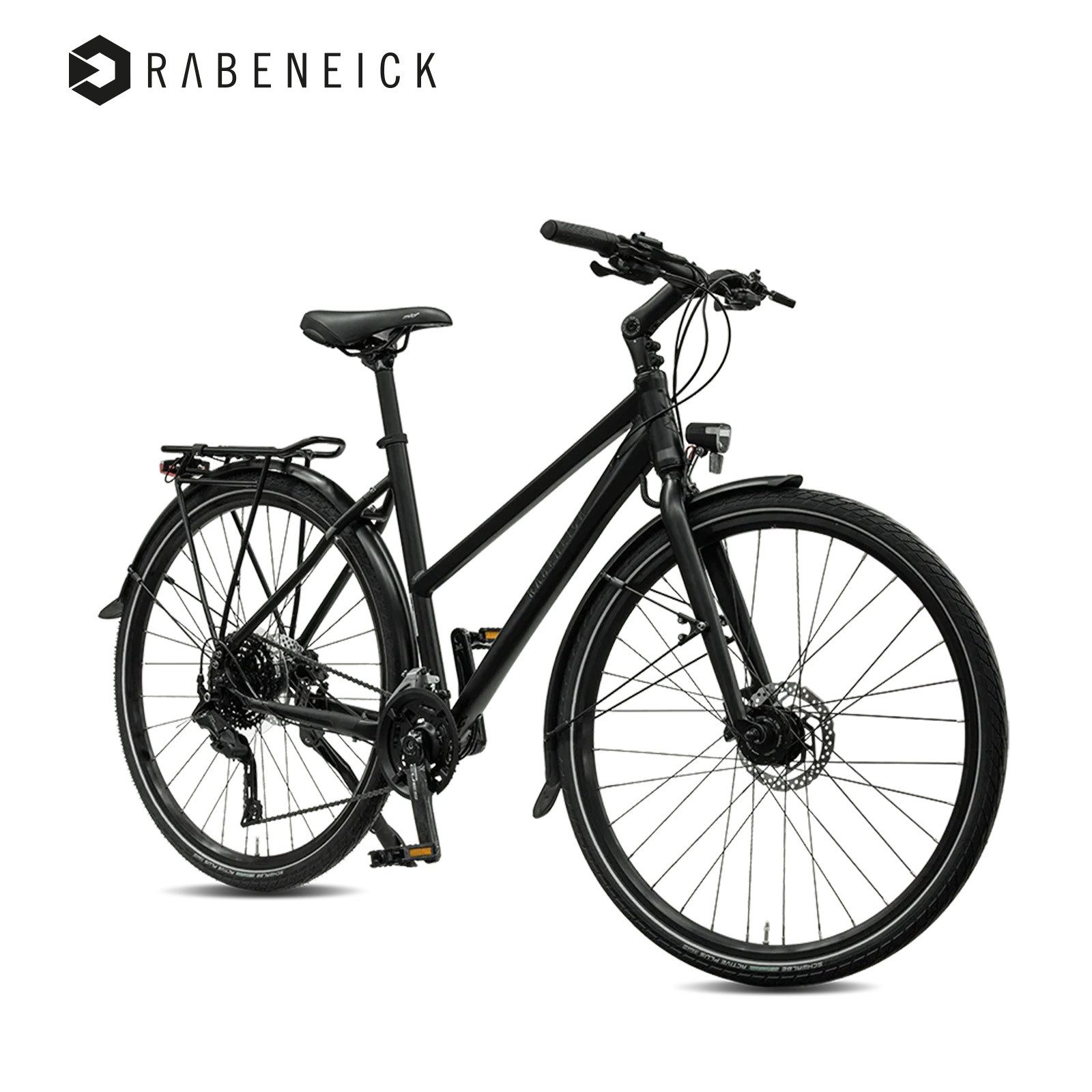 Rabeneick Cityrad Rabeneick 9-Gang Shimano Schaltung TS5, 28 zoll, Damen&Herren, 9 Gang SHIMANO CUES RD-U4020, 9-fach Schaltwerk, Diamant 55cm und Trapez 50cm für Damen und Herren