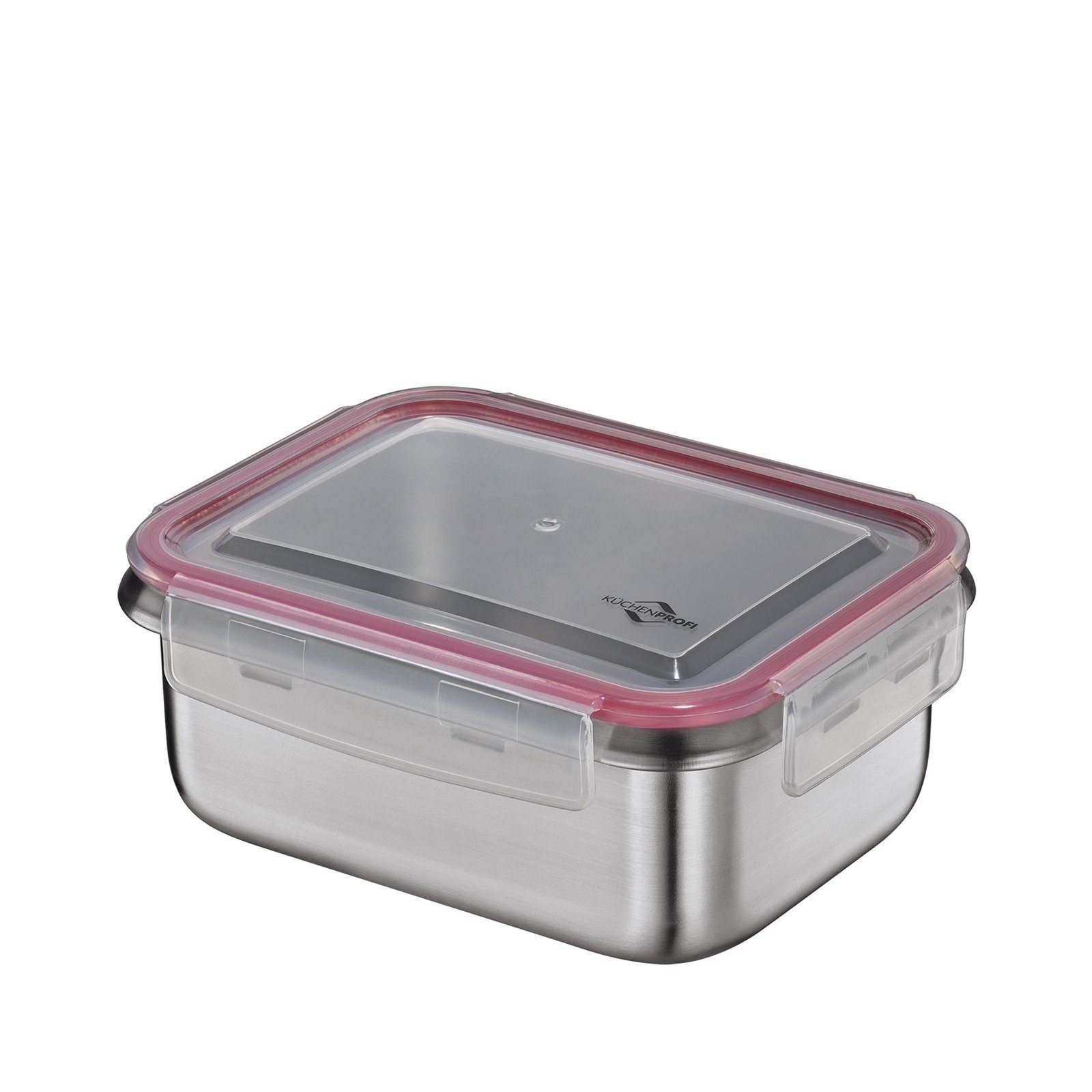 Küchenprofi Vorratsdose Vorratsdose aus Edelstahl, Edelstahl, (Stück, 1-tlg., 1 Lunchbox Vorratsdose), Brotbox Brotbüchse
